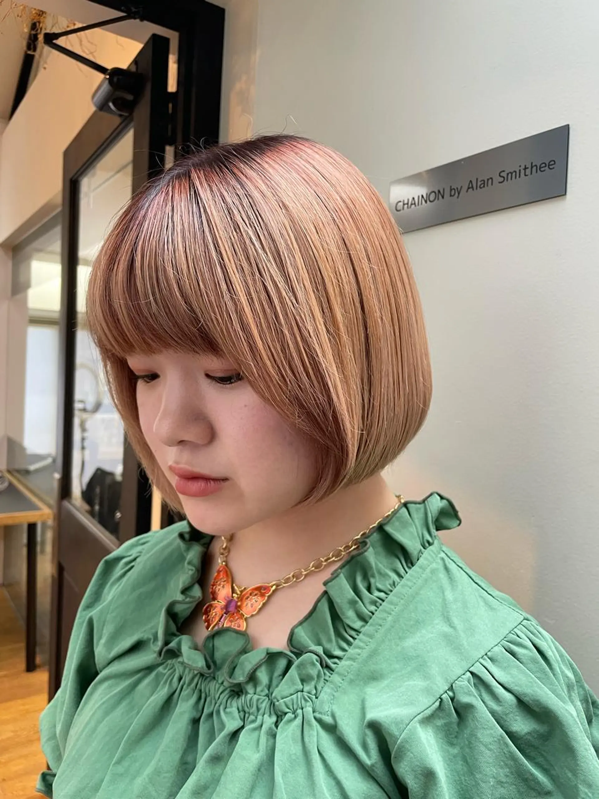 ショート ボブ yu-kaハッシュ カット/韓国レイヤーのヘアスタイル