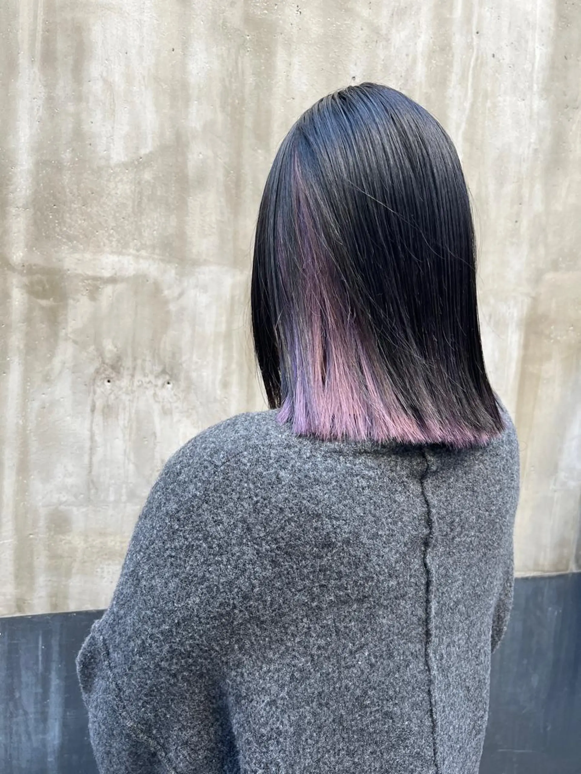 ミディアム カラー インナーカラー バイオレットカラー 🍇おぐら めぐみ🍇のヘアスタイル