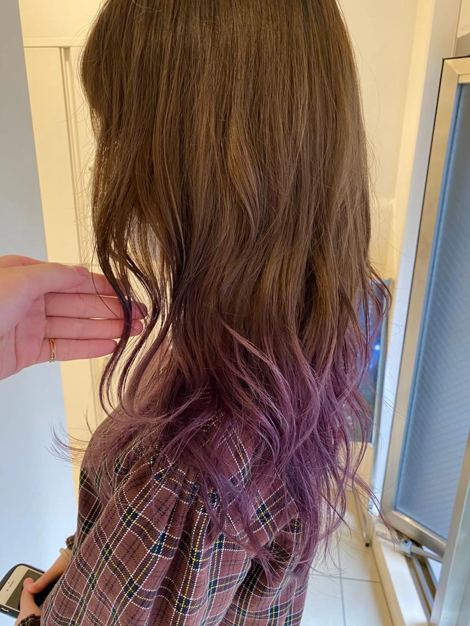 ロング カラー パーマ ヘアアレンジ マツエク・マツパ 💎耳ツボジュエリー ×銀座美容室💎のヘアスタイル