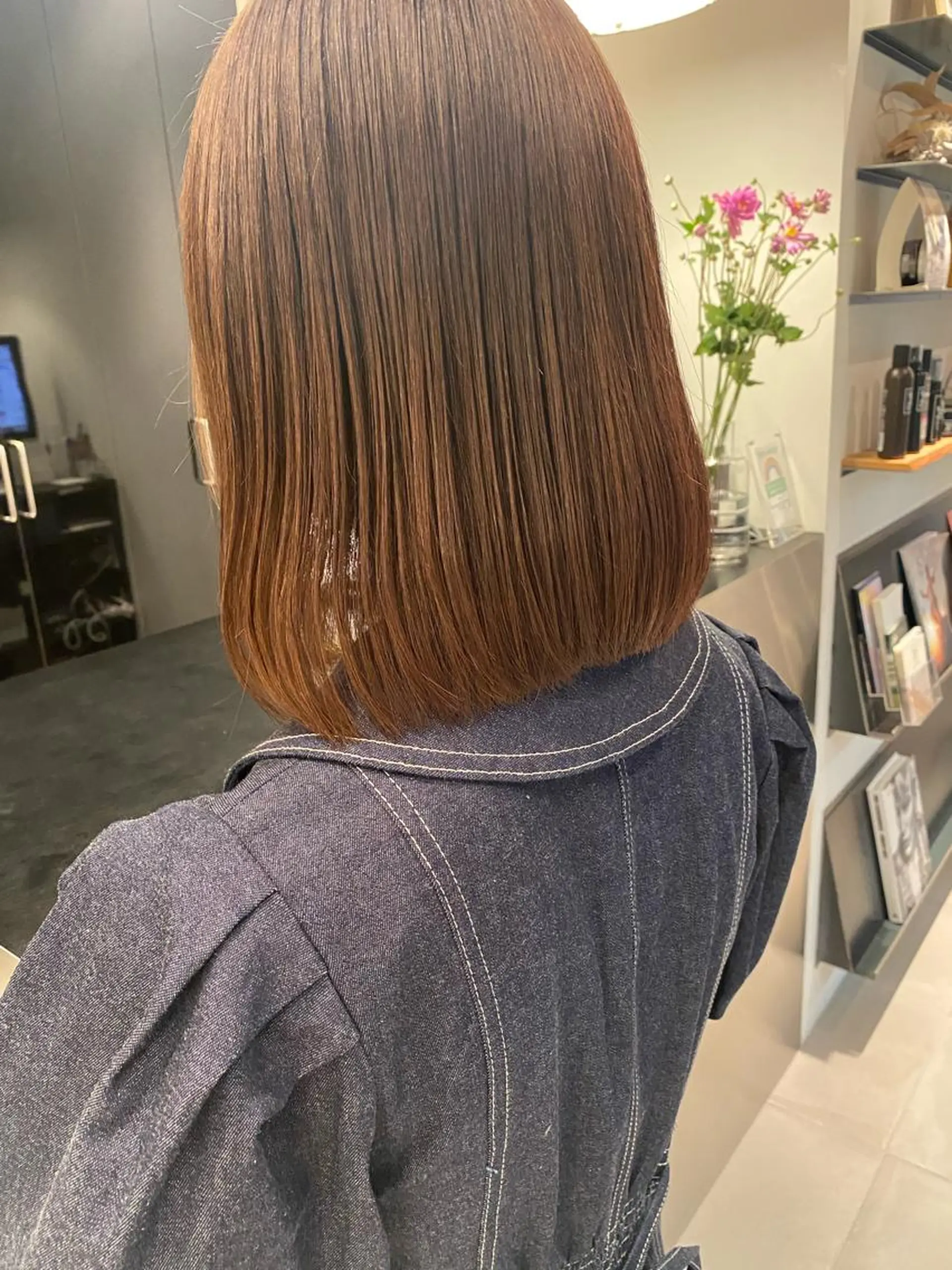 ミディアム riria/ボブ /ブラウンカラー🎀のヘアスタイル