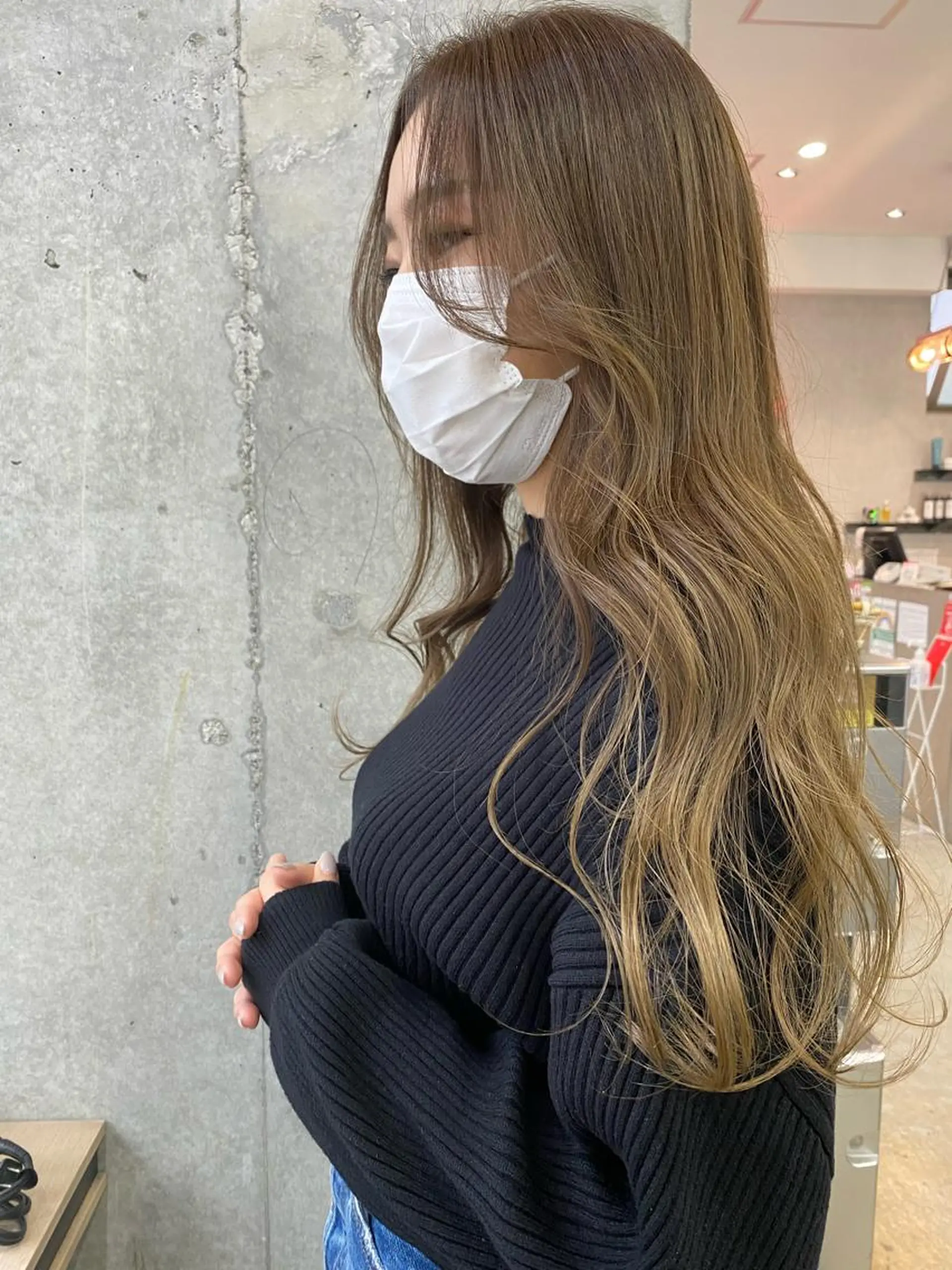 ロング カラー イルミナカラー トリートメント ヘアカラー レイヤーカット🪽 MARINA🦩のヘアスタイル