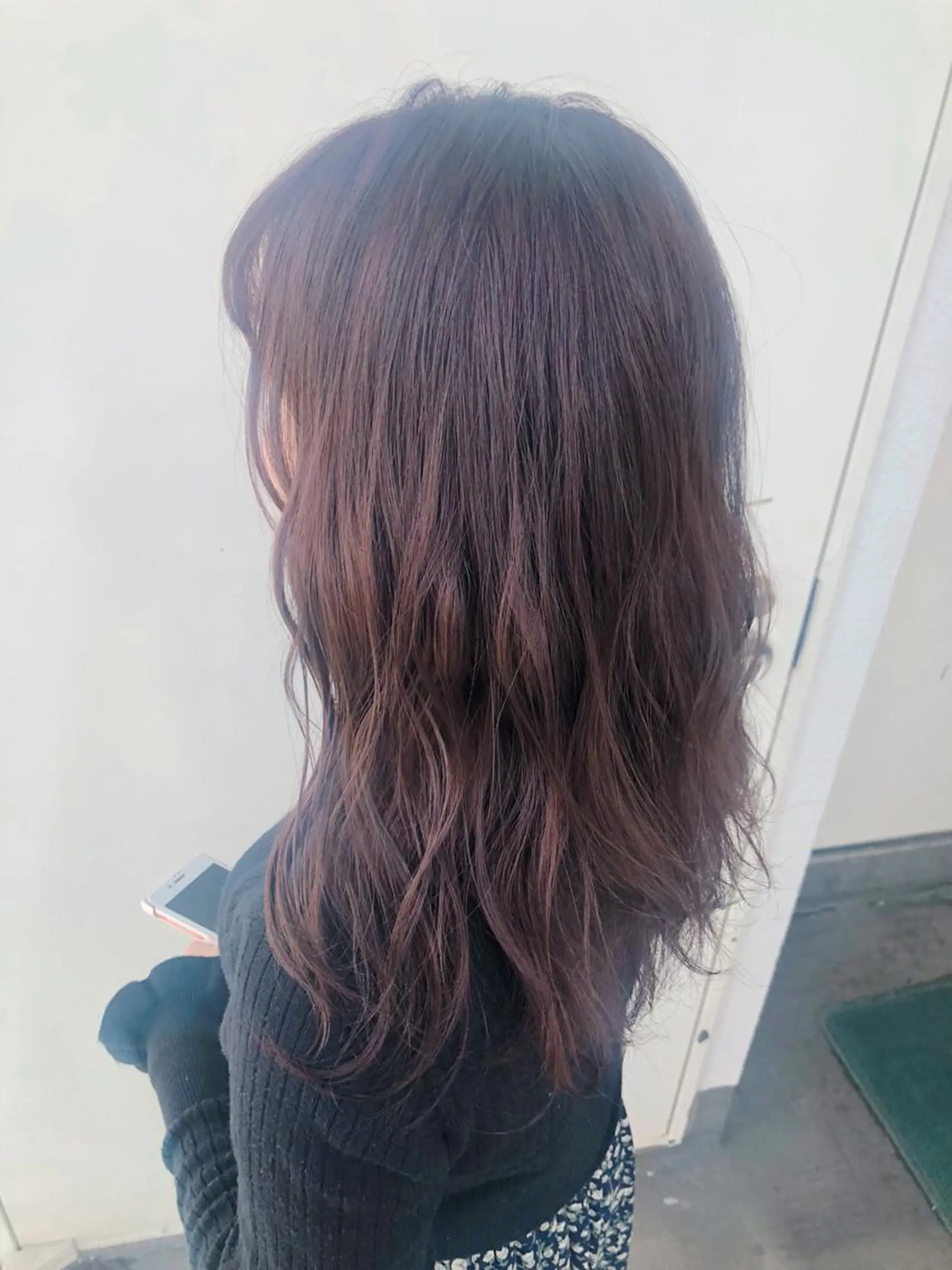 ミディアム カラー 韓国ヘア顔周りカット 艶髪ベージュtamaのヘアスタイル