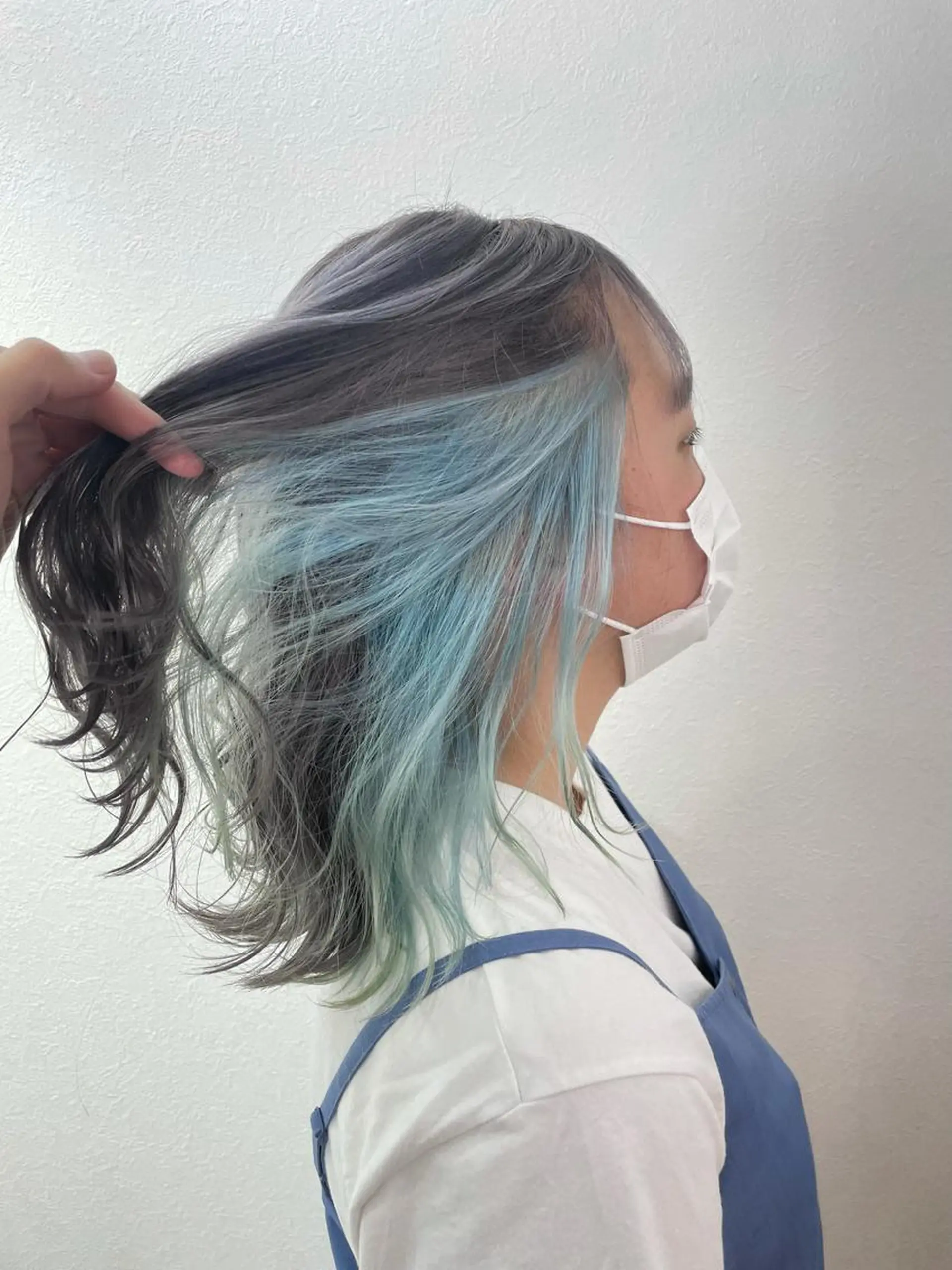 ミディアム カラー カット ヘアカラー Beleza 渋谷所属・Kazusa/渋谷/ エクステ/ハイトーンのヘアスタイル