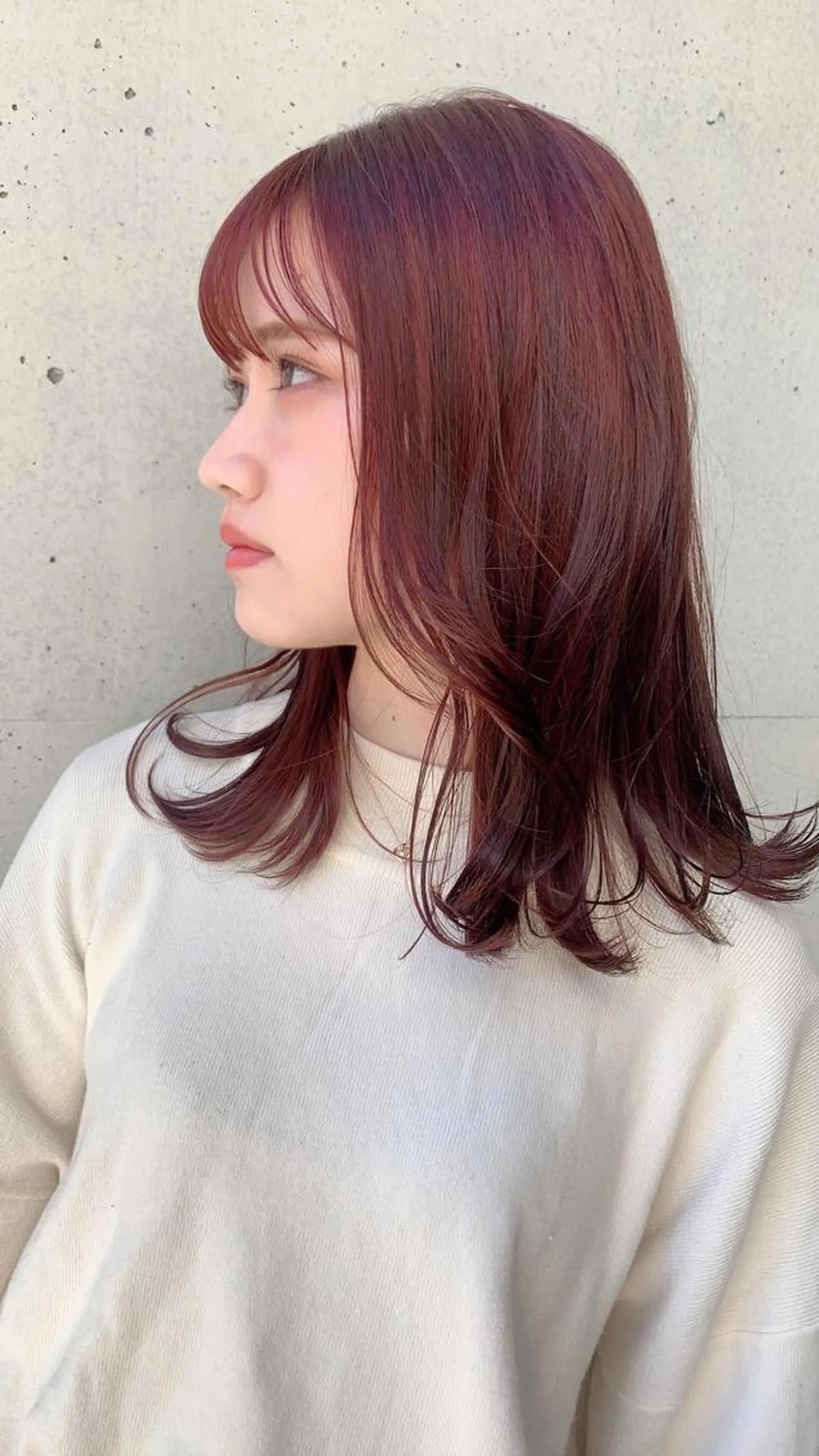 ミディアム カラー パーマ TONI&GUY   EBISU所属・無料カットモデル募集 / Natsukiのヘアスタイル