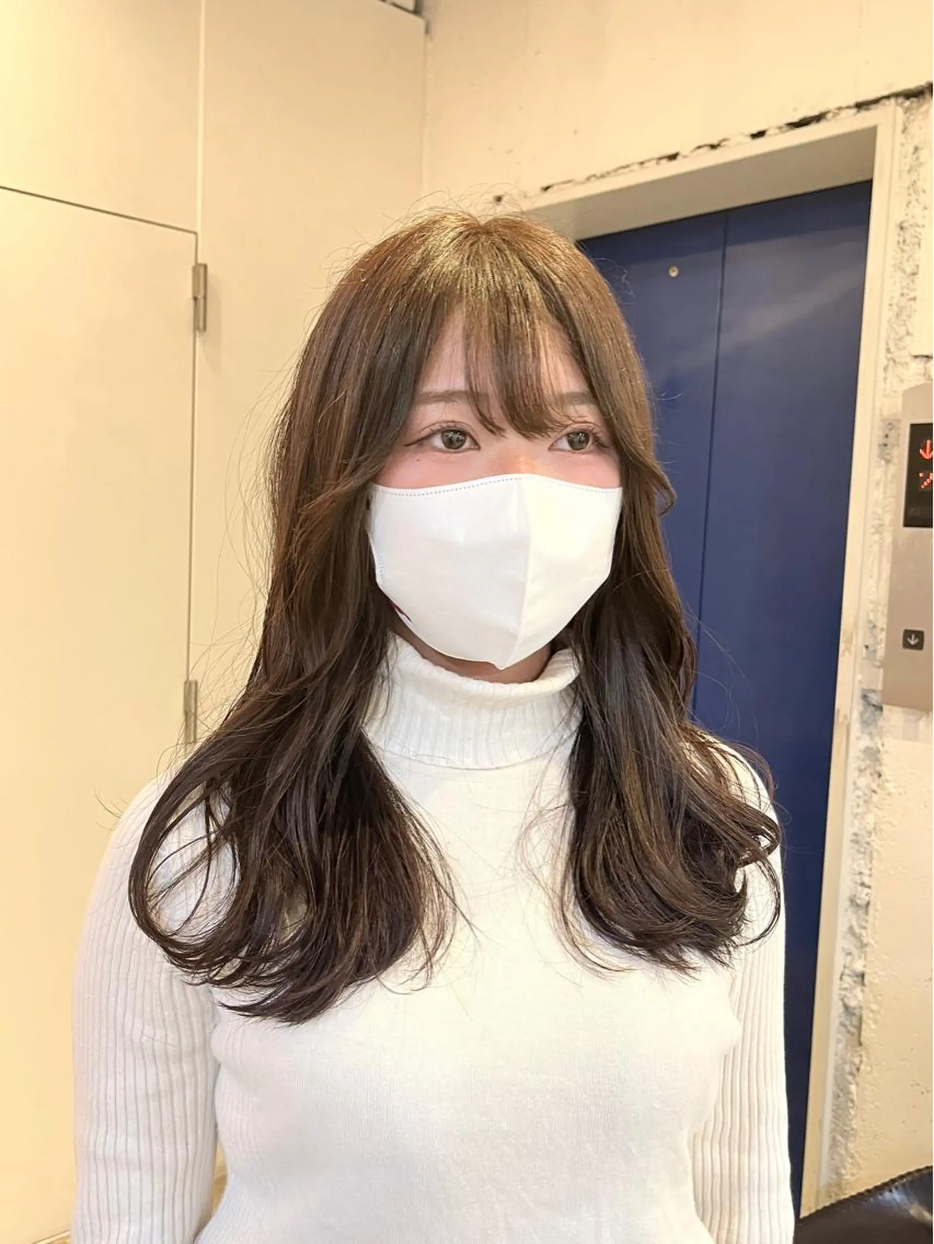 セミロング カラー カット ヘアカラー トリートメント RYOMA/ 似合わせ🎧🤍のヘアスタイル