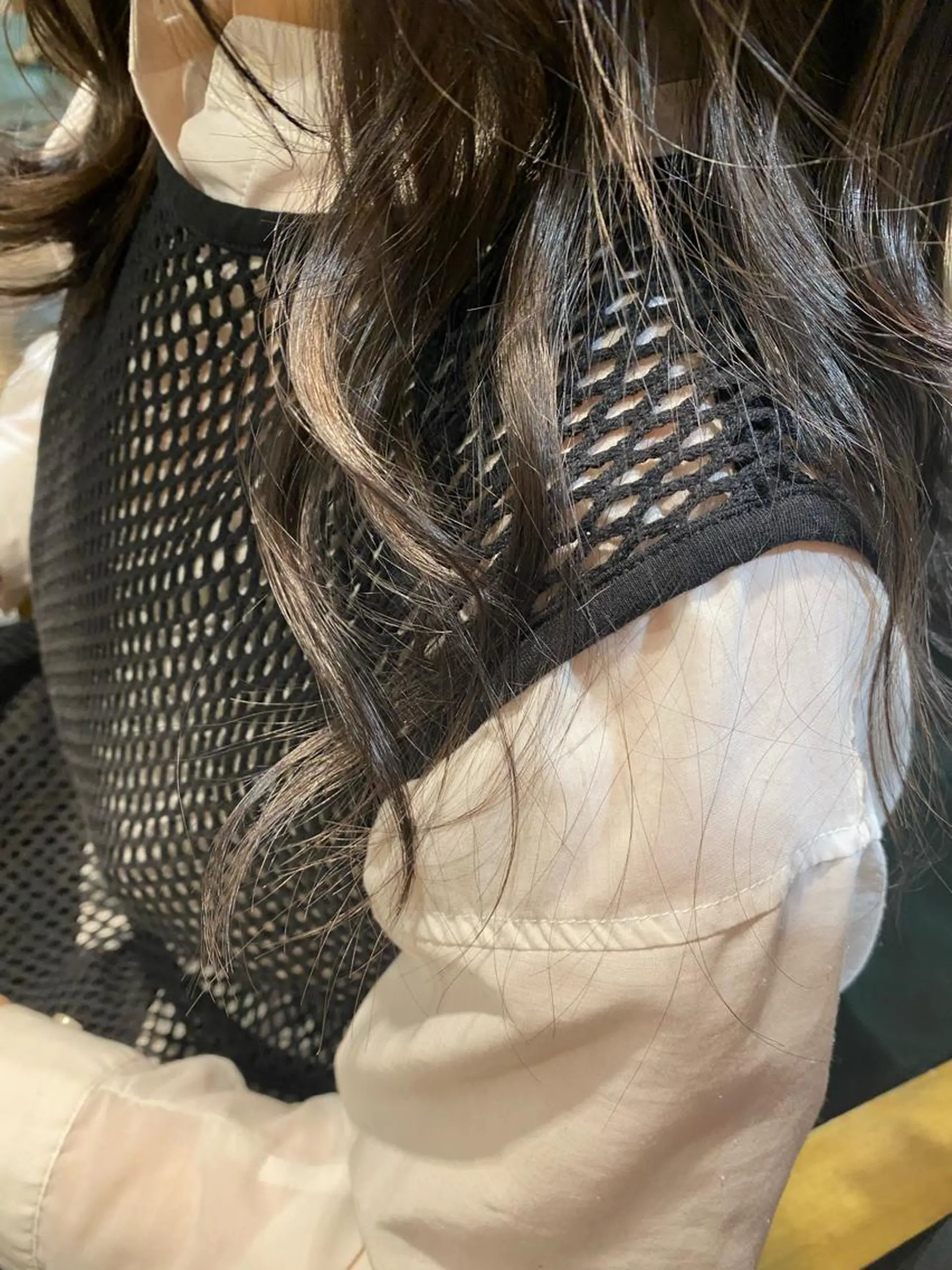 ロング ヘアアレンジ ヘアカラー トリートメント ミズタ マイのヘアスタイル