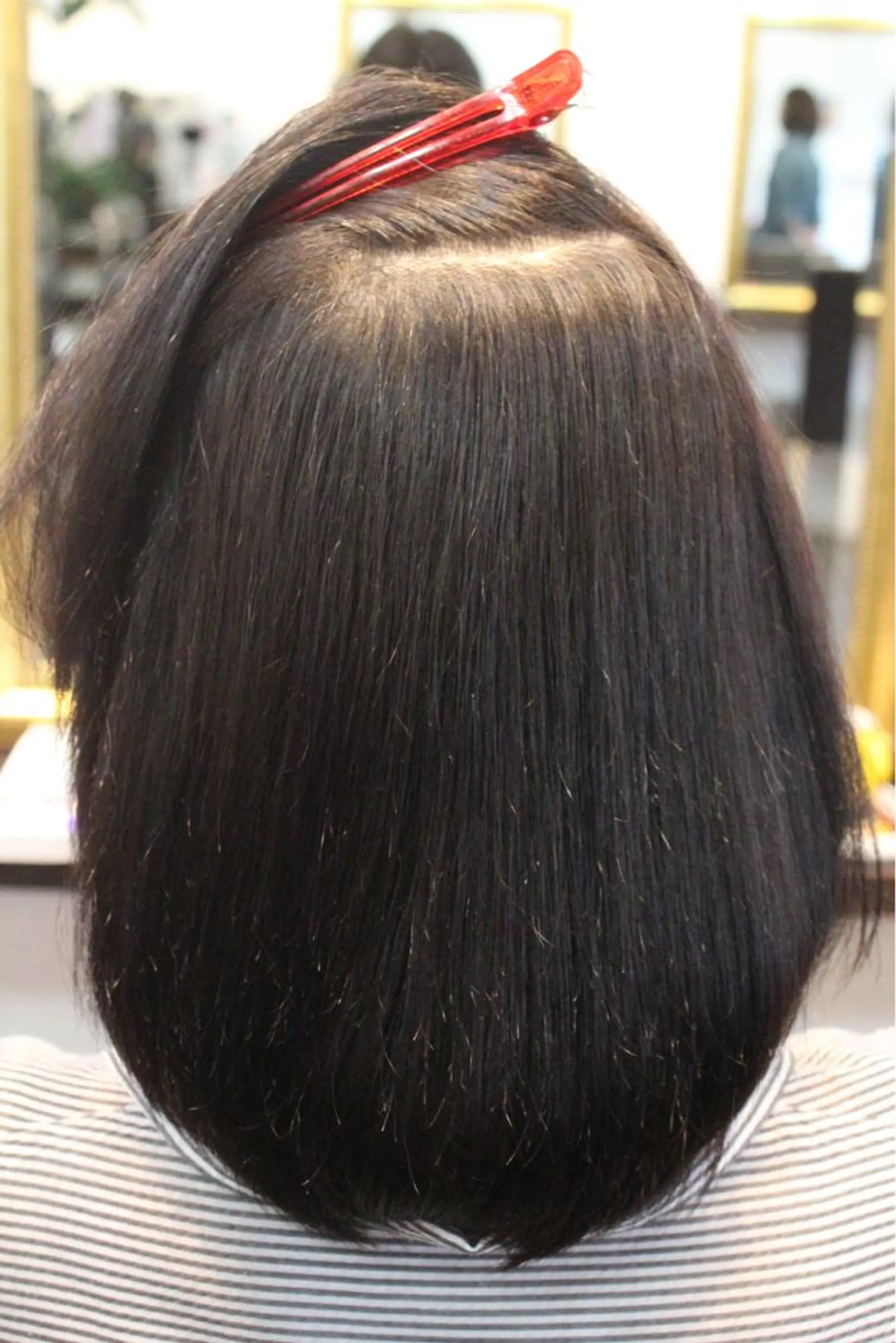 ミディアム 縮毛矯正 BLESS HAIR DESIGN所属・田口 信雄のヘアスタイル