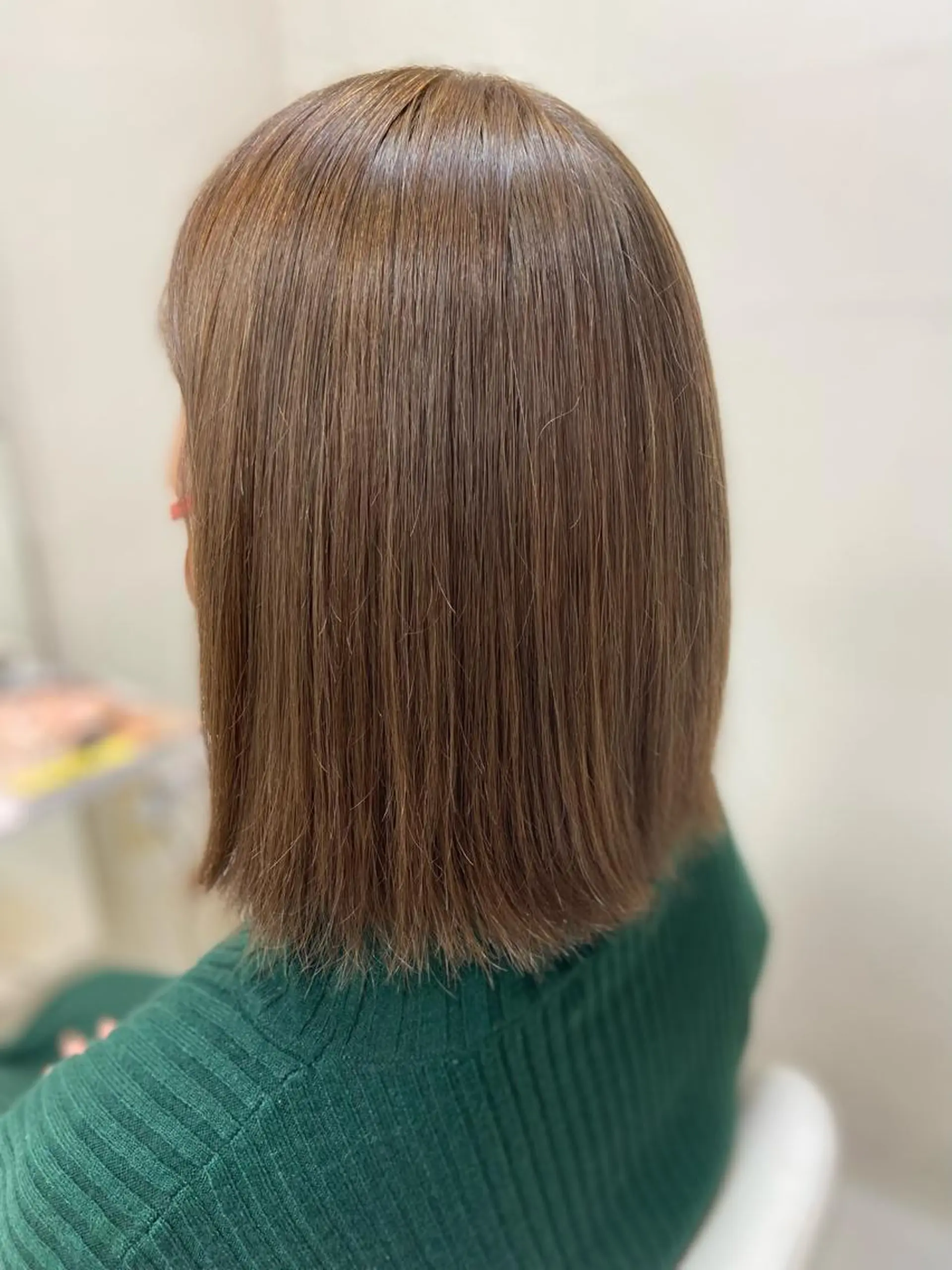 ミディアム カラー ベージュカラー ブリーチ ヘアカラー 菊地 美憂のヘアスタイル