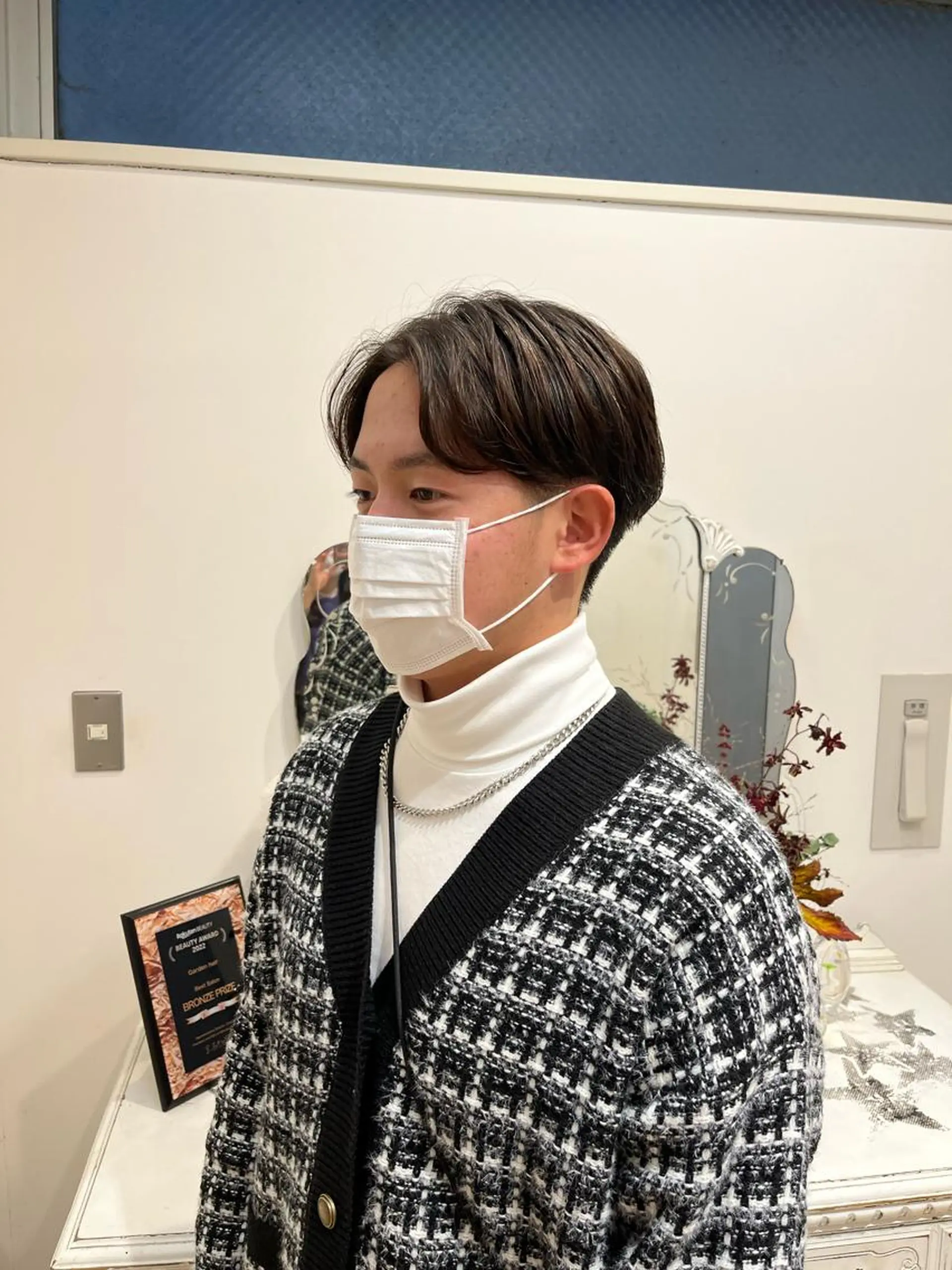 パーマ メンズ センターパート メンズパーマ ニュアンスパーマ カット パーマ 💠つたふうか/ 韓国/メンズヘア💠のヘアスタイル