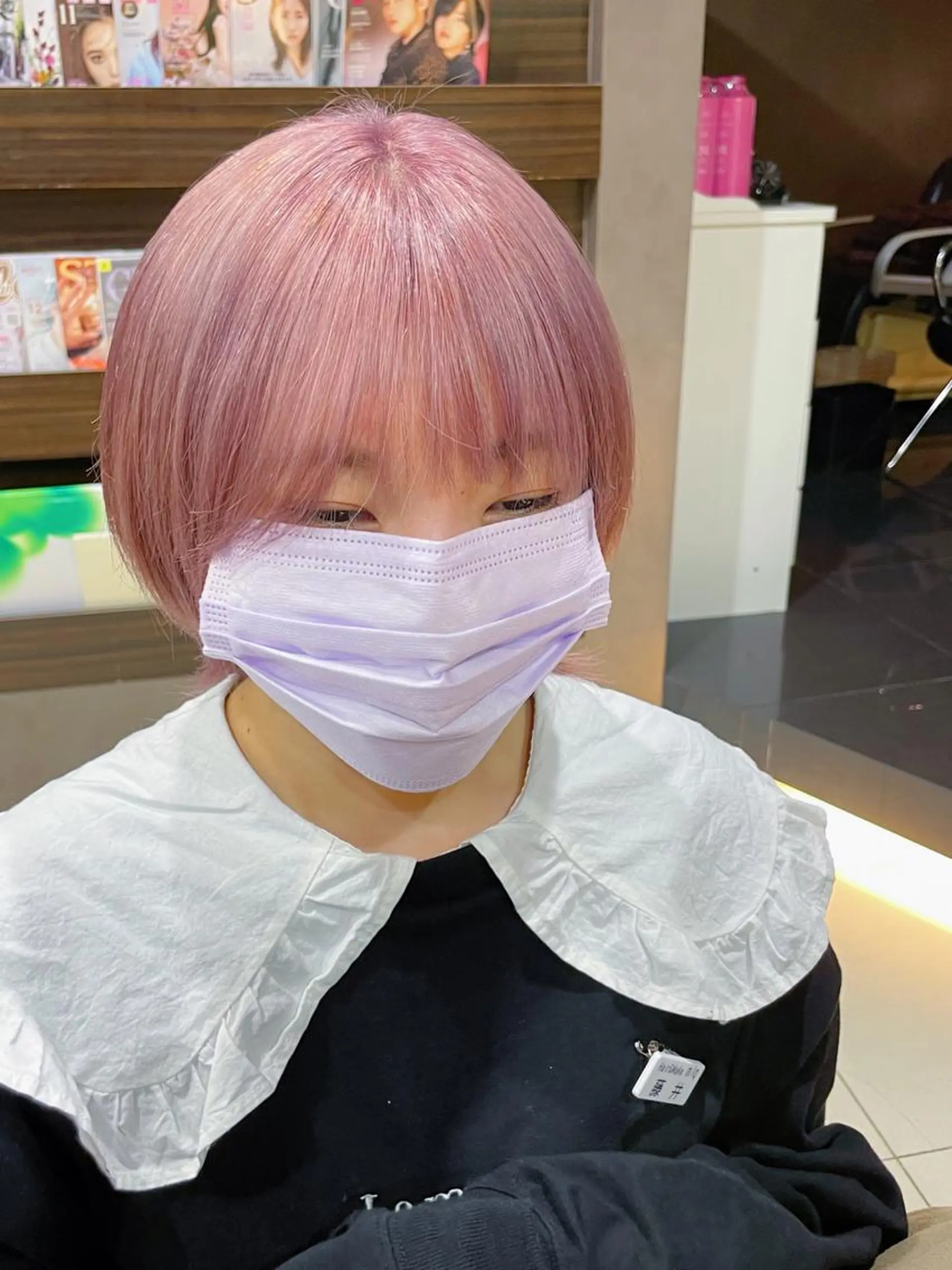 ショート ヘアカラー トリートメント ✨髪質改善/ブリーチ /ショート高山のヘアスタイル