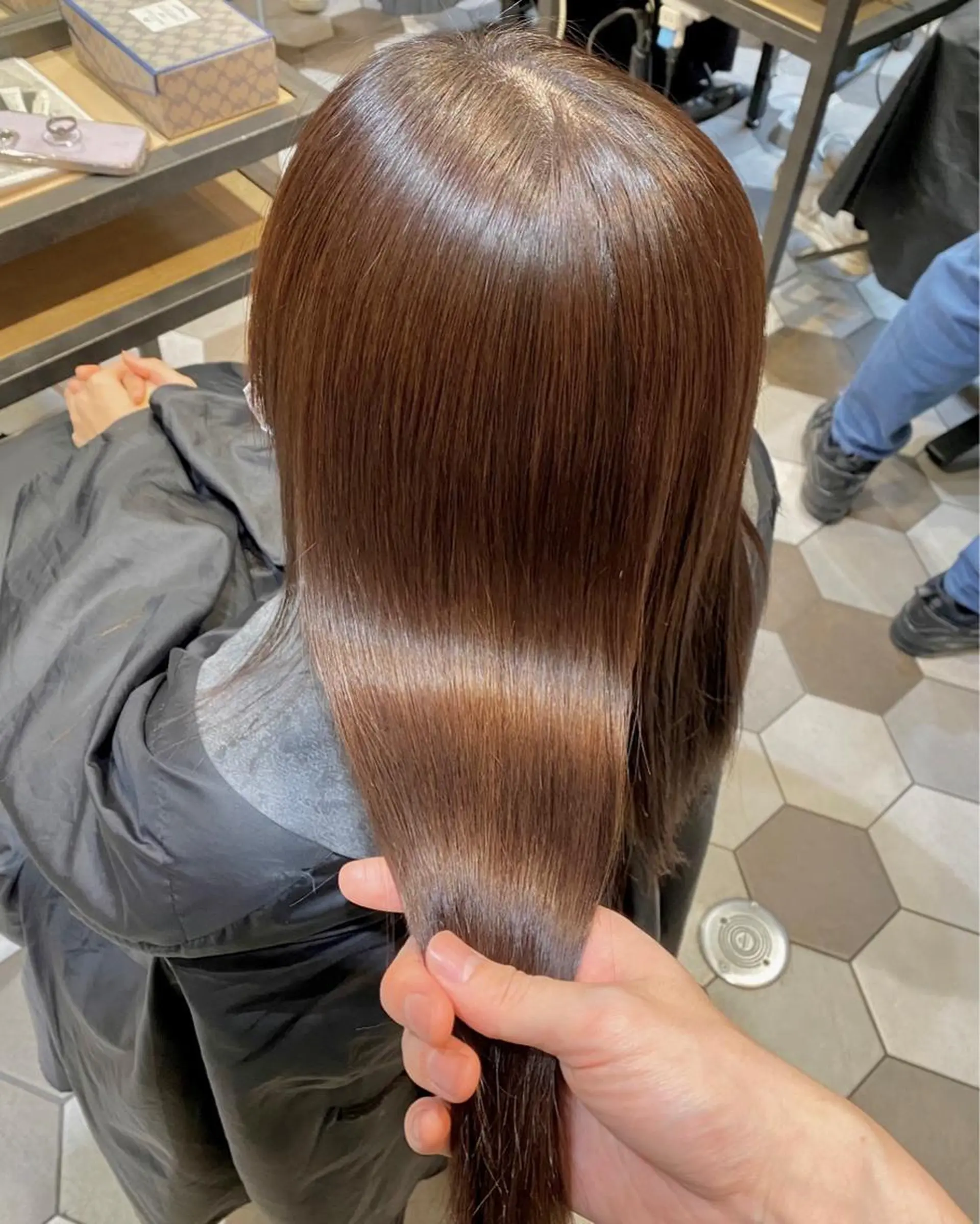 ロング 髪質改善縮毛矯正🫧 村上蒼生のヘアスタイル