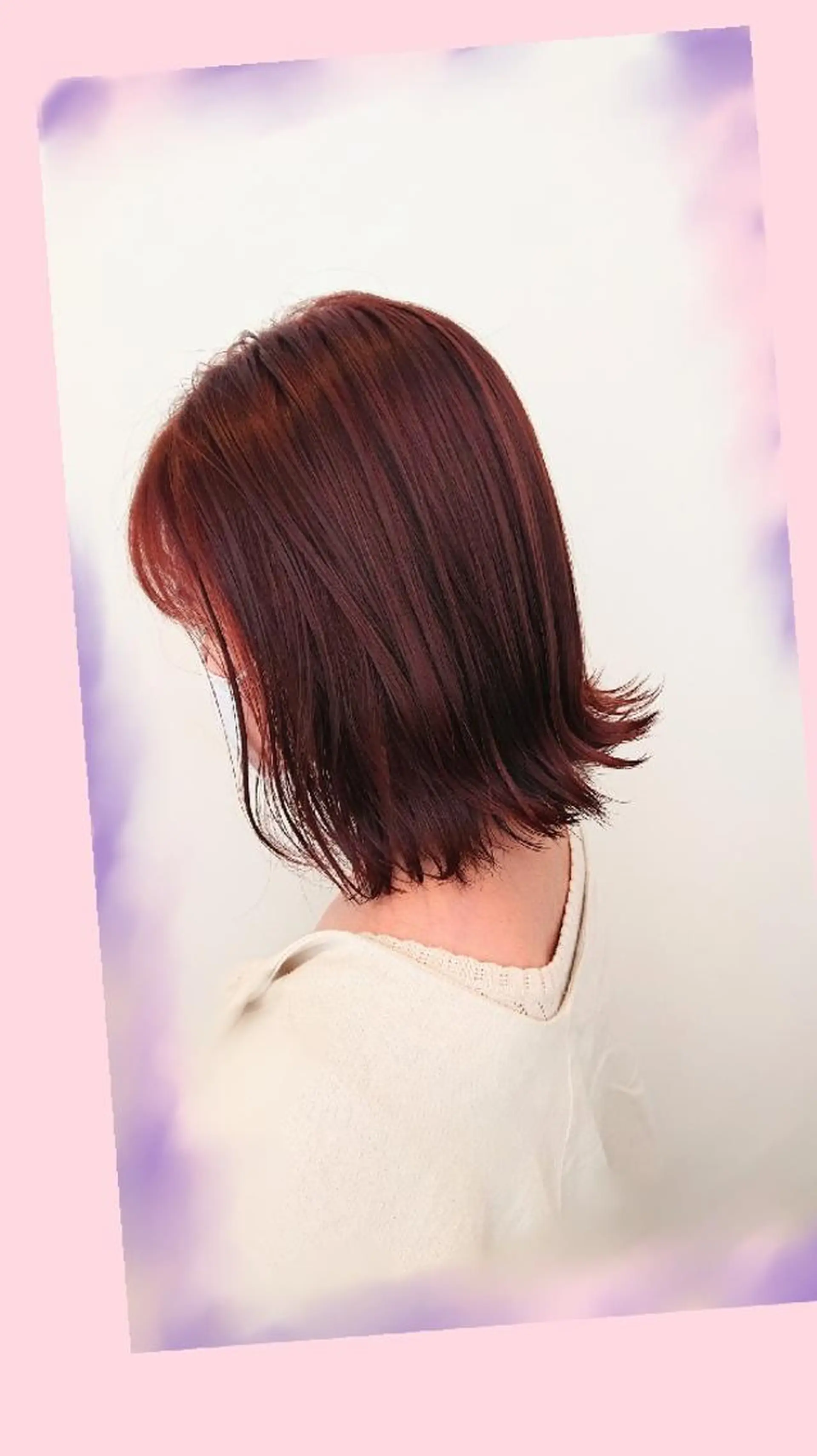 ミディアム ボブ 外ハネヘア カット 松浦 美和【miwa】のヘアスタイル
