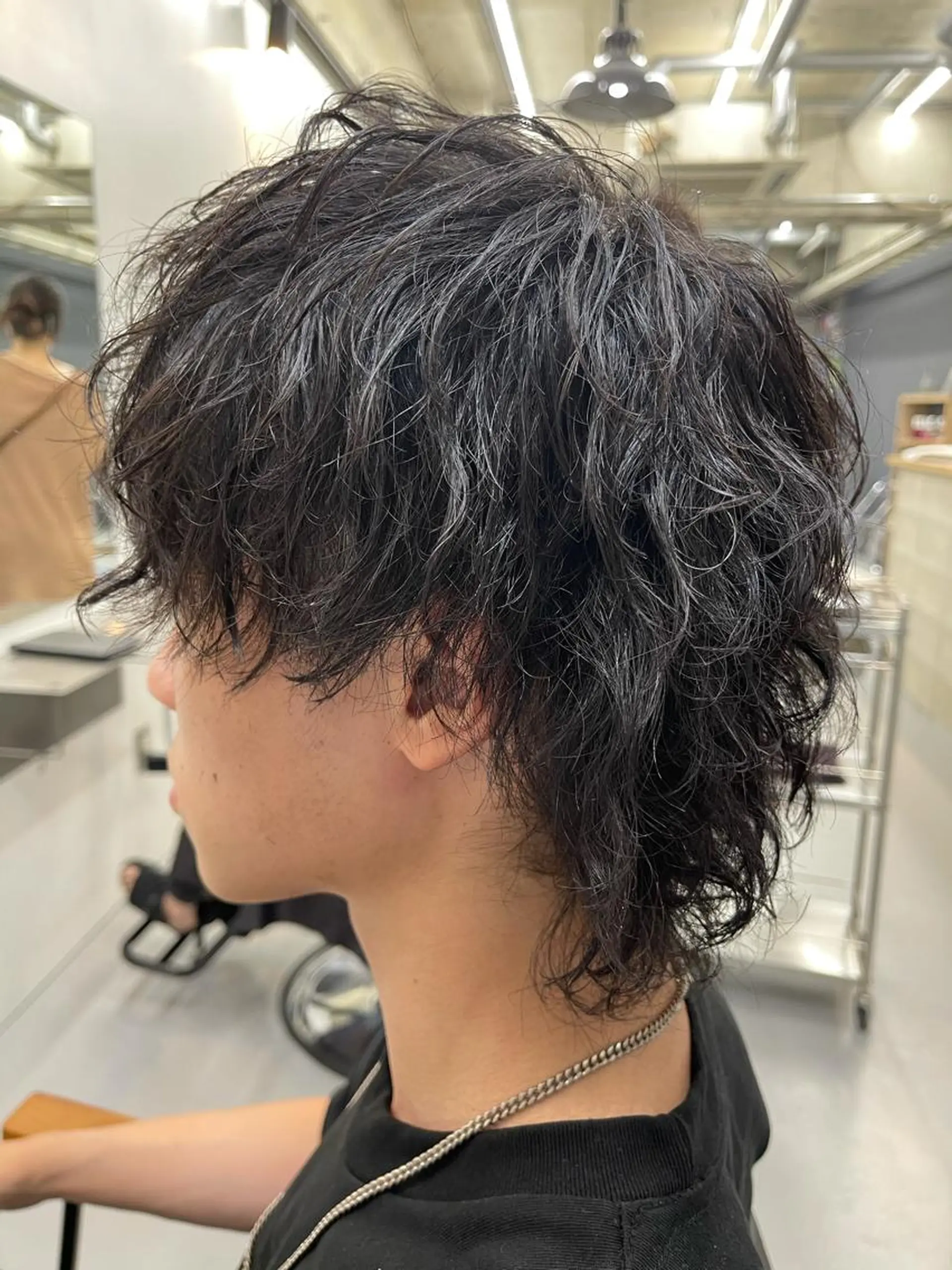 パーマ メンズ カット パーマ 森本裕/オーナー/ スパイラルパーマのヘアスタイル