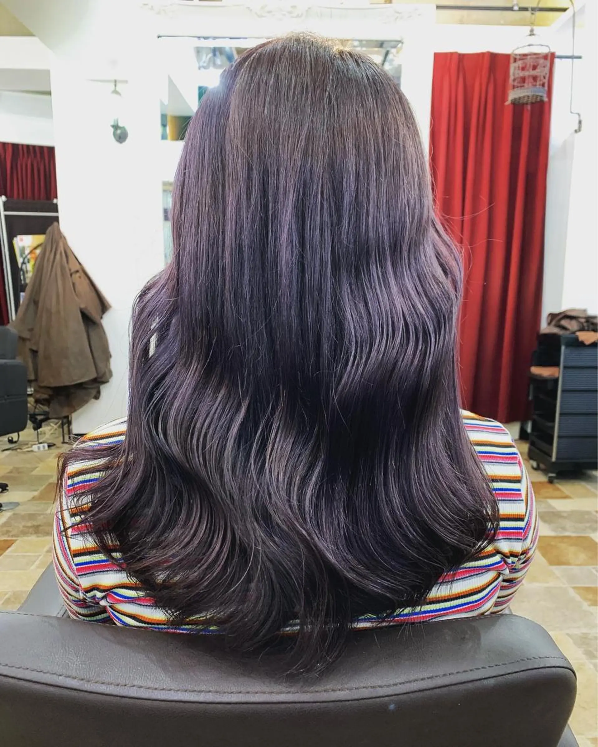 セミロング カラー おおたかの森/透 明感/小林のヘアスタイル