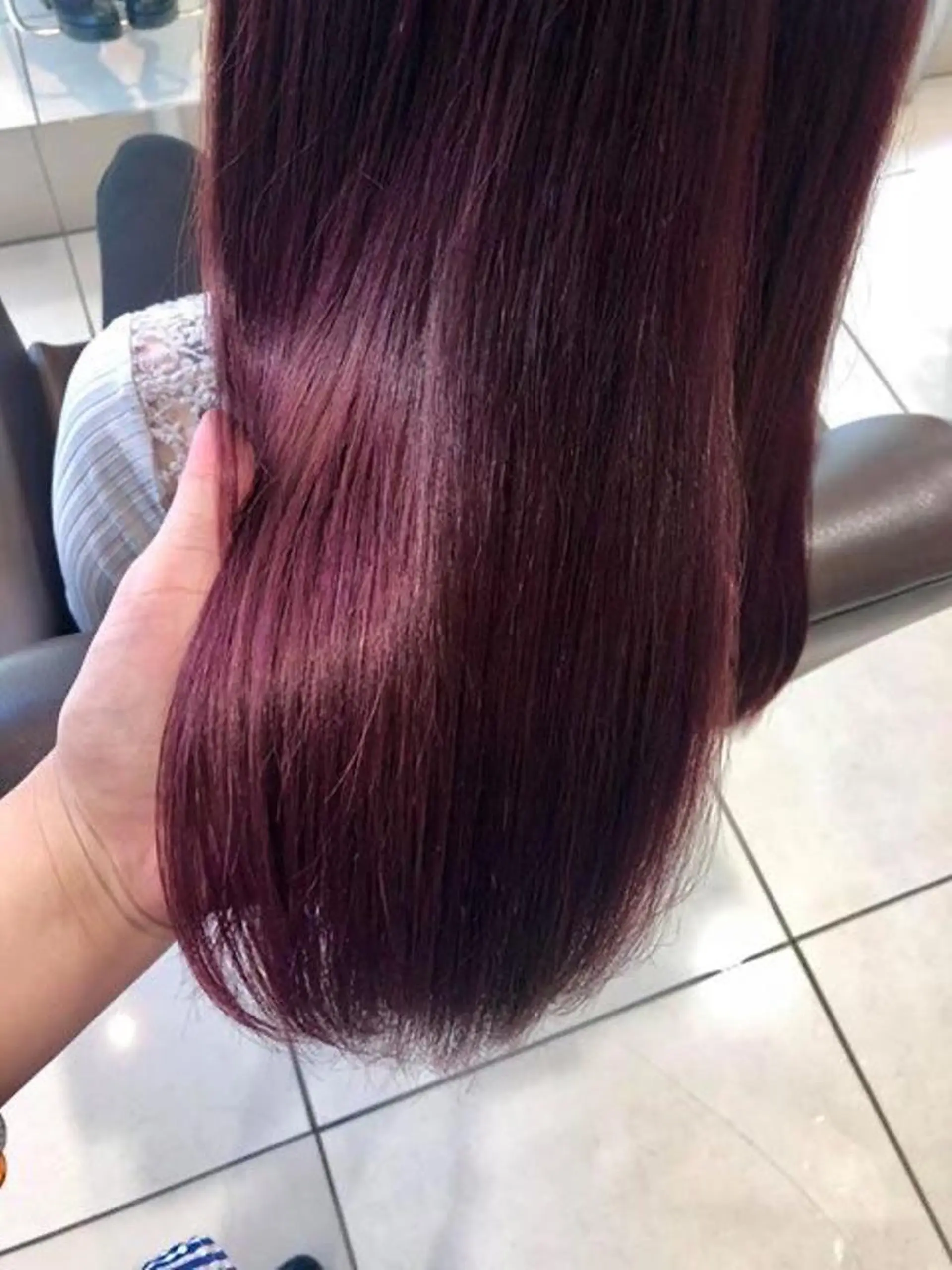 ロング カラー ［銀座］淡色 ラベンダー🫧大村のヘアスタイル