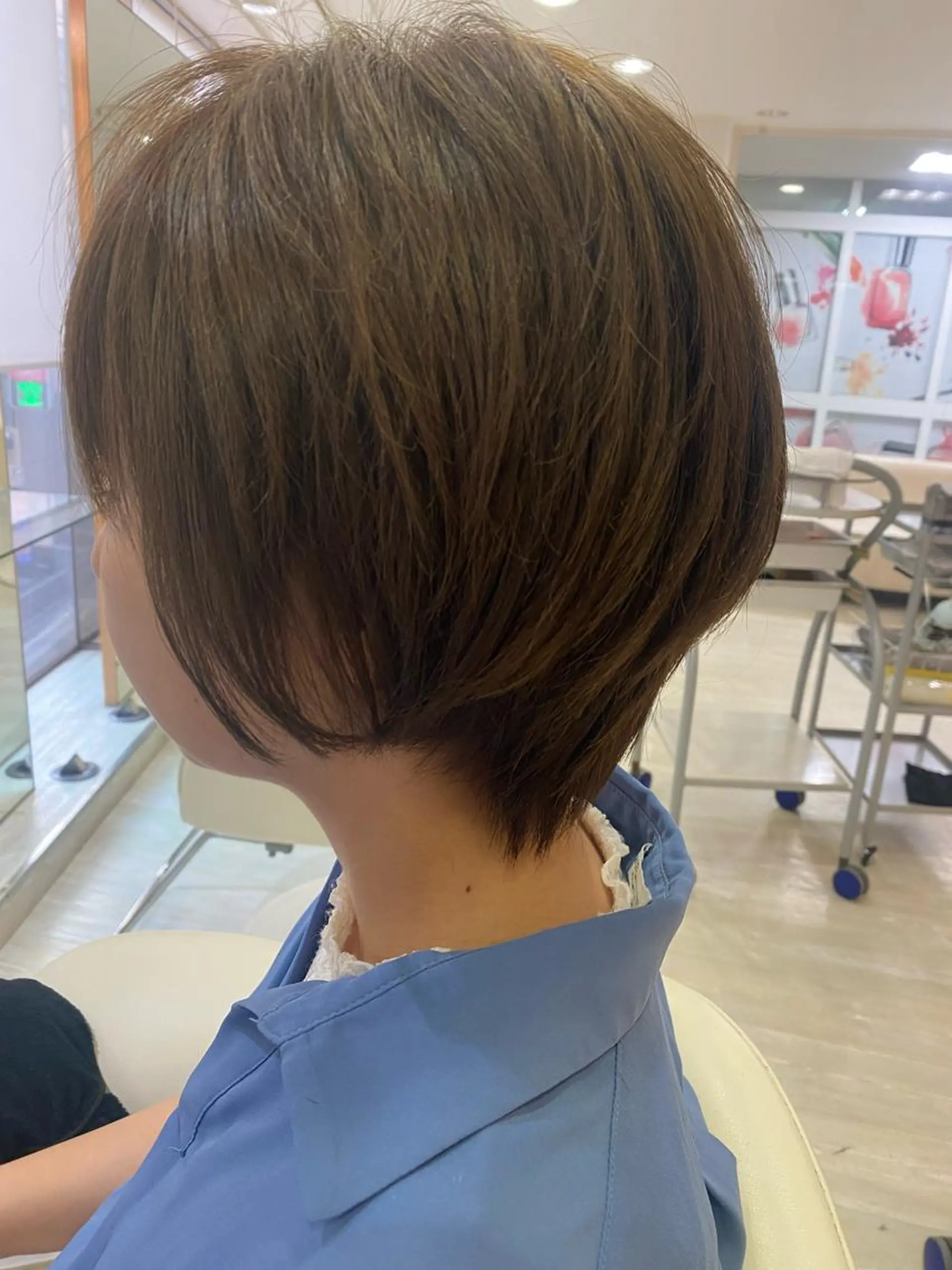 ショート ショートヘア 鬼澤 なお子のヘアスタイル