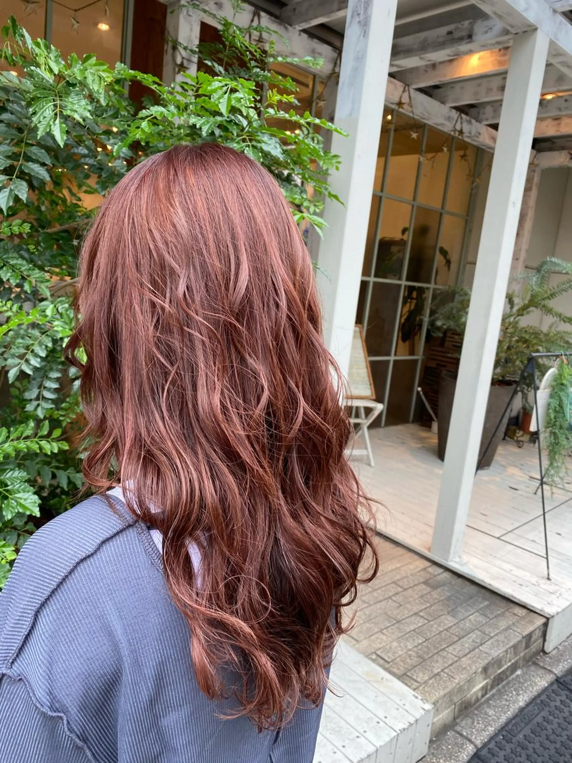 ロング カット ヘアカラー トリートメント 鈴木 奈波のヘアスタイル