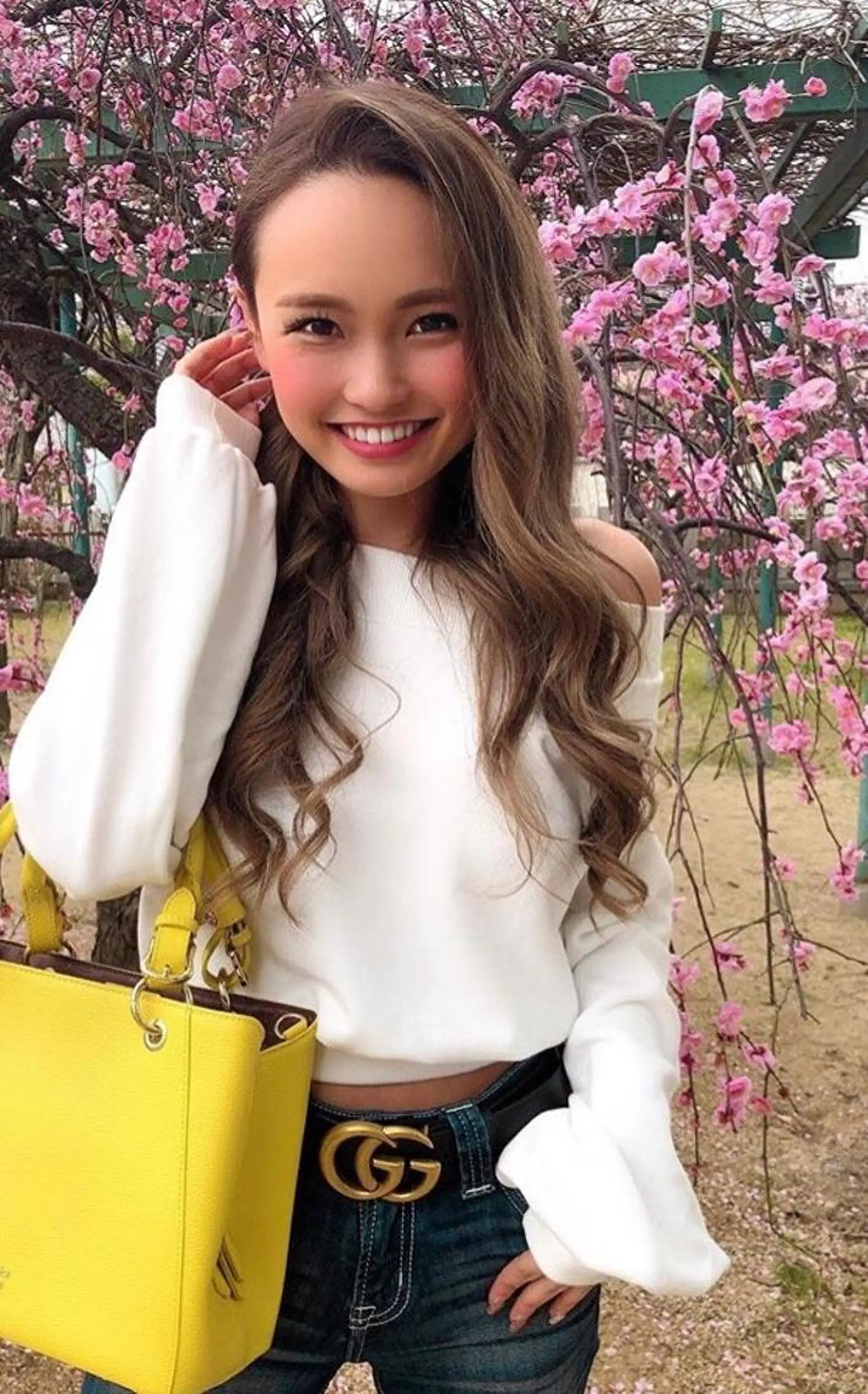 ロング カラー パーマ ヘアアレンジ Device ディバイスのヘアスタイル