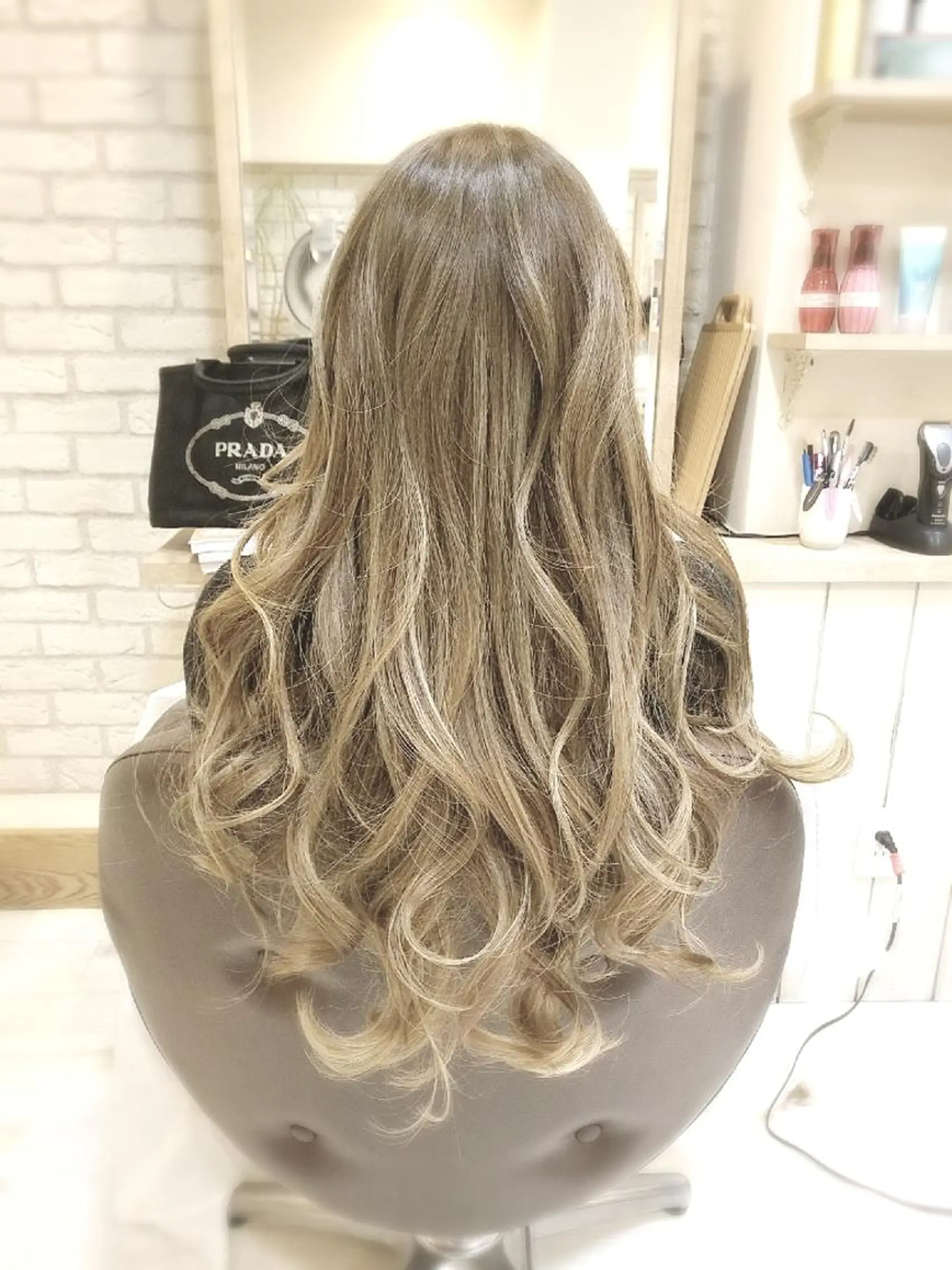 ロング カラー パーマ カット ヘアカラー トリートメント ヘッドスパ 川崎 敏智のヘアスタイル