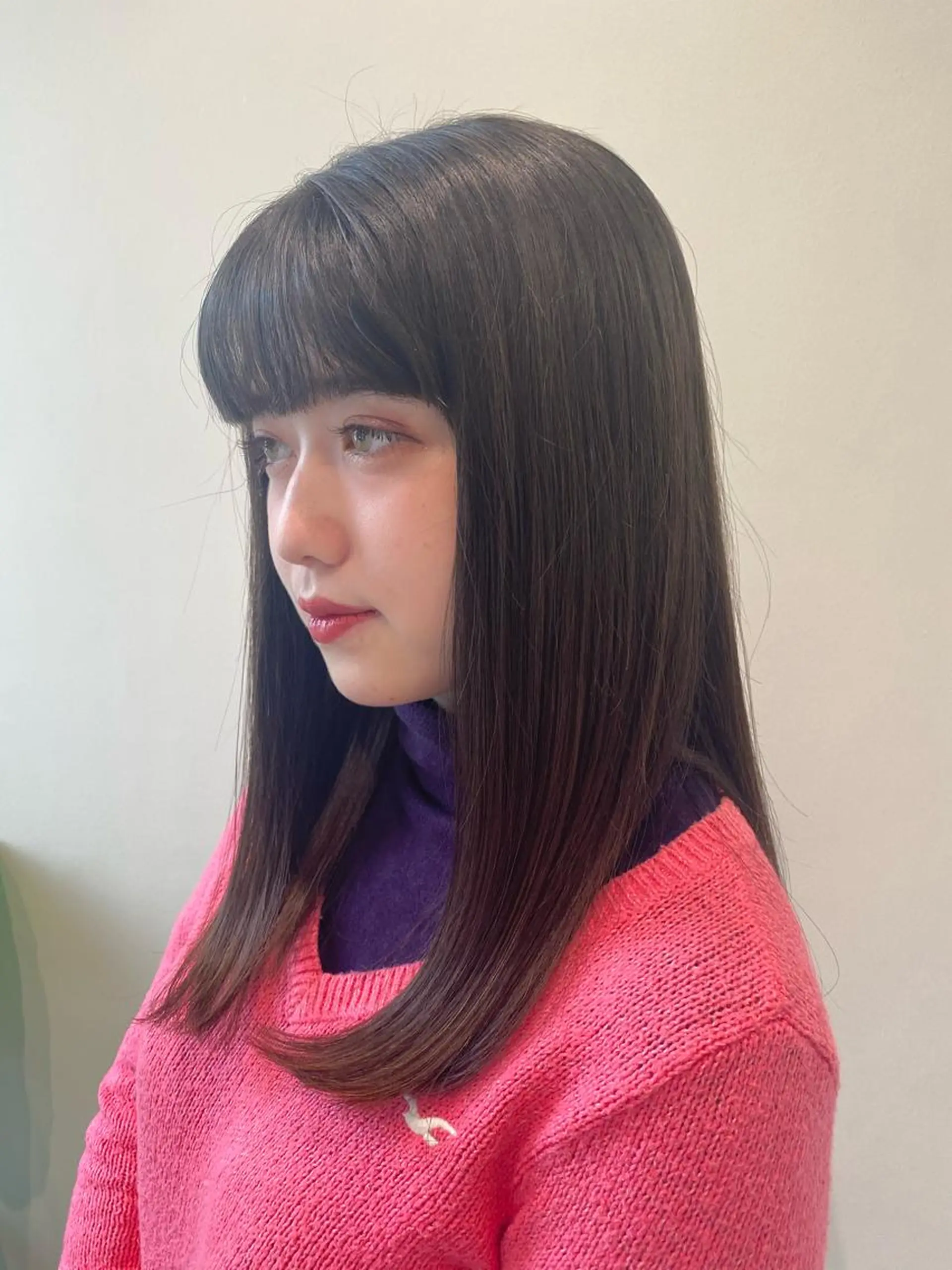 セミロング ブリーチなしWカラー 🎀韓国ヘア/amiのヘアスタイル