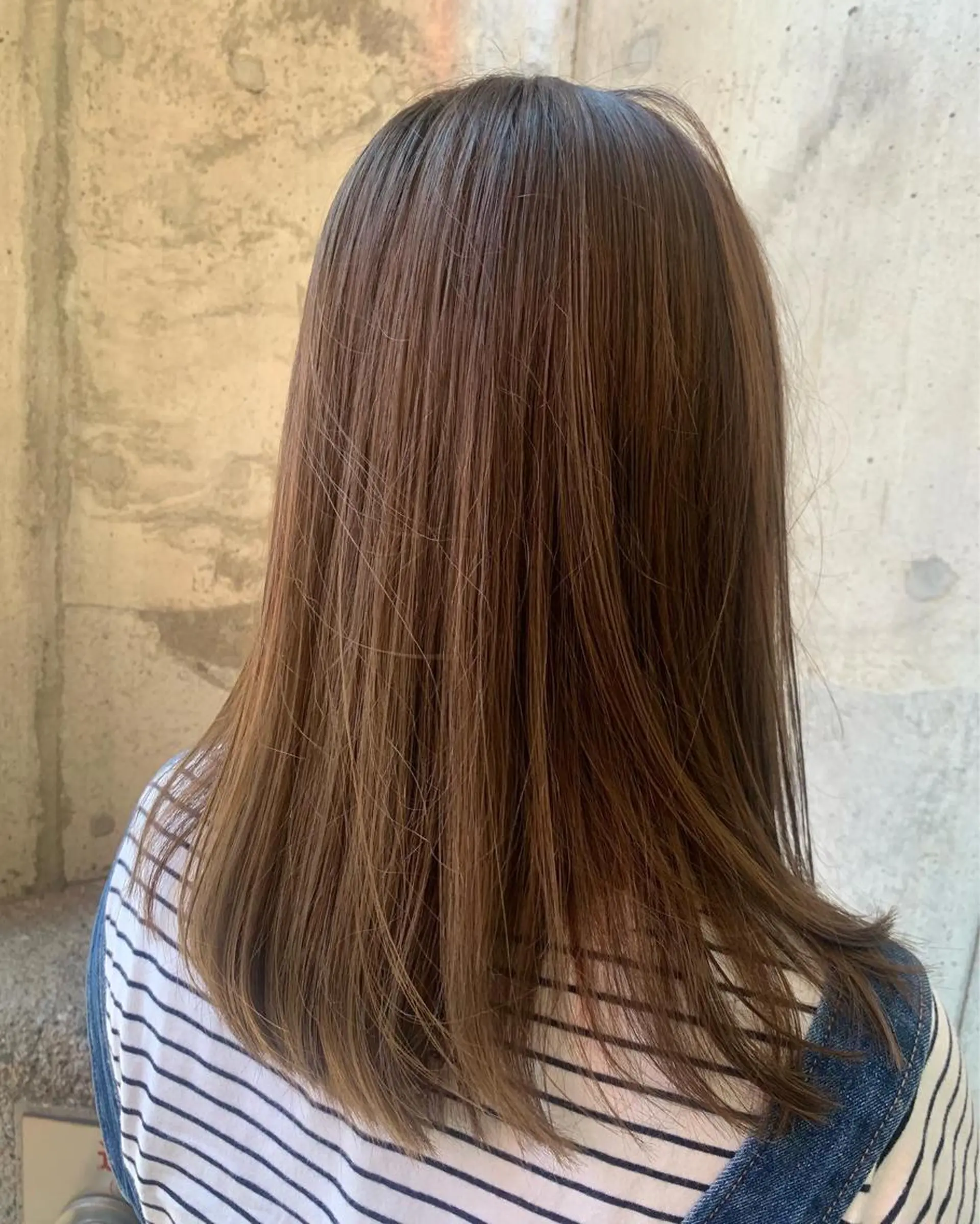 ミディアム カラー ヘアカラー トリートメント color所属・color田端 りほのヘアスタイル