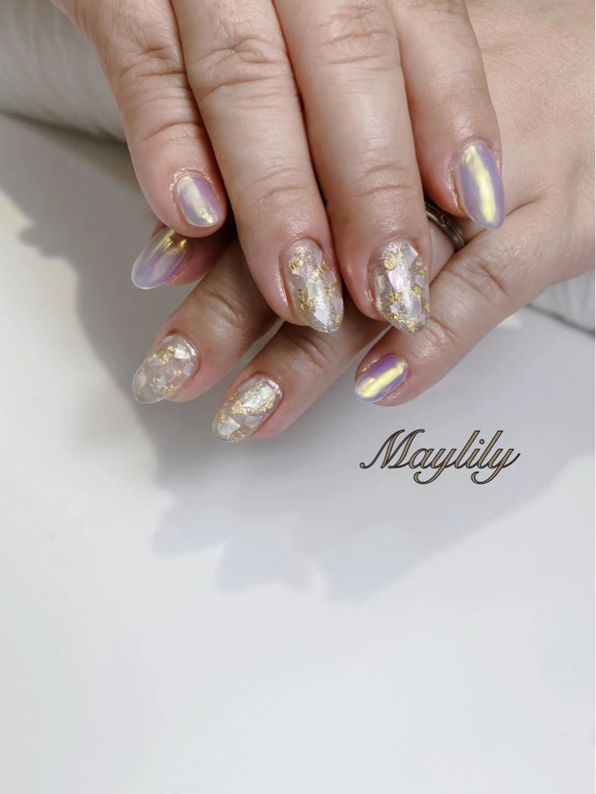 ネイル 持ち込み ハンドネイル Nail salon Maylily所属・Nail salon Maylilyのネイルデザイン