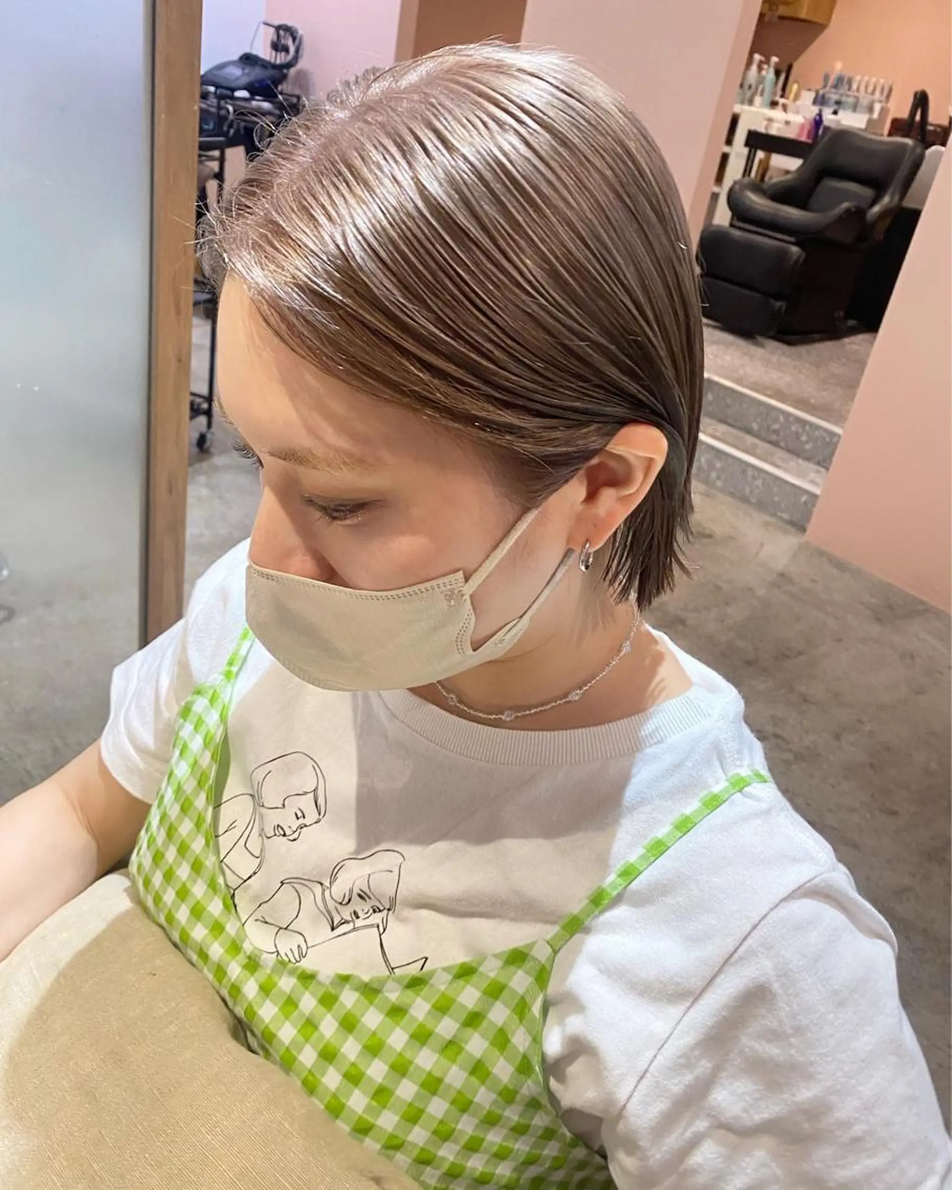 ショート カラー カット ヘアカラー Hayashi Shioriのヘアスタイル