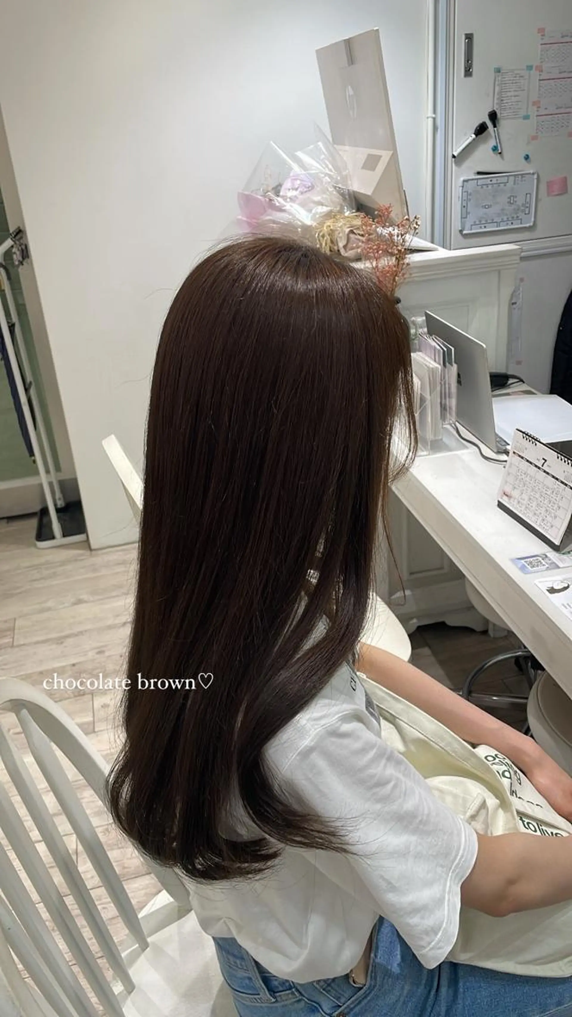 ロング ヘアカラー トリートメント himawari♡ 柔らかいカラーのヘアスタイル