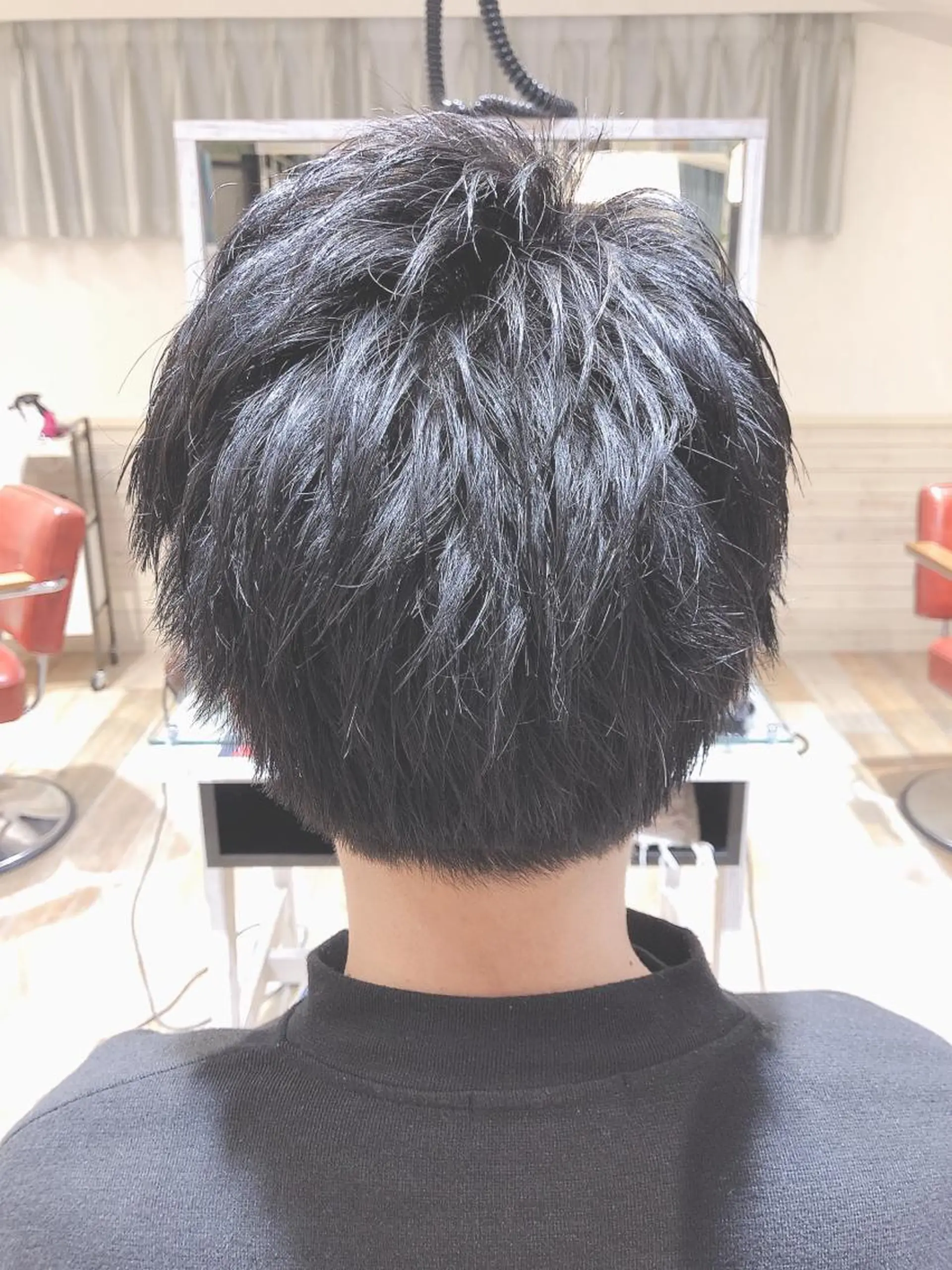 メンズ あき えいみのヘアスタイル