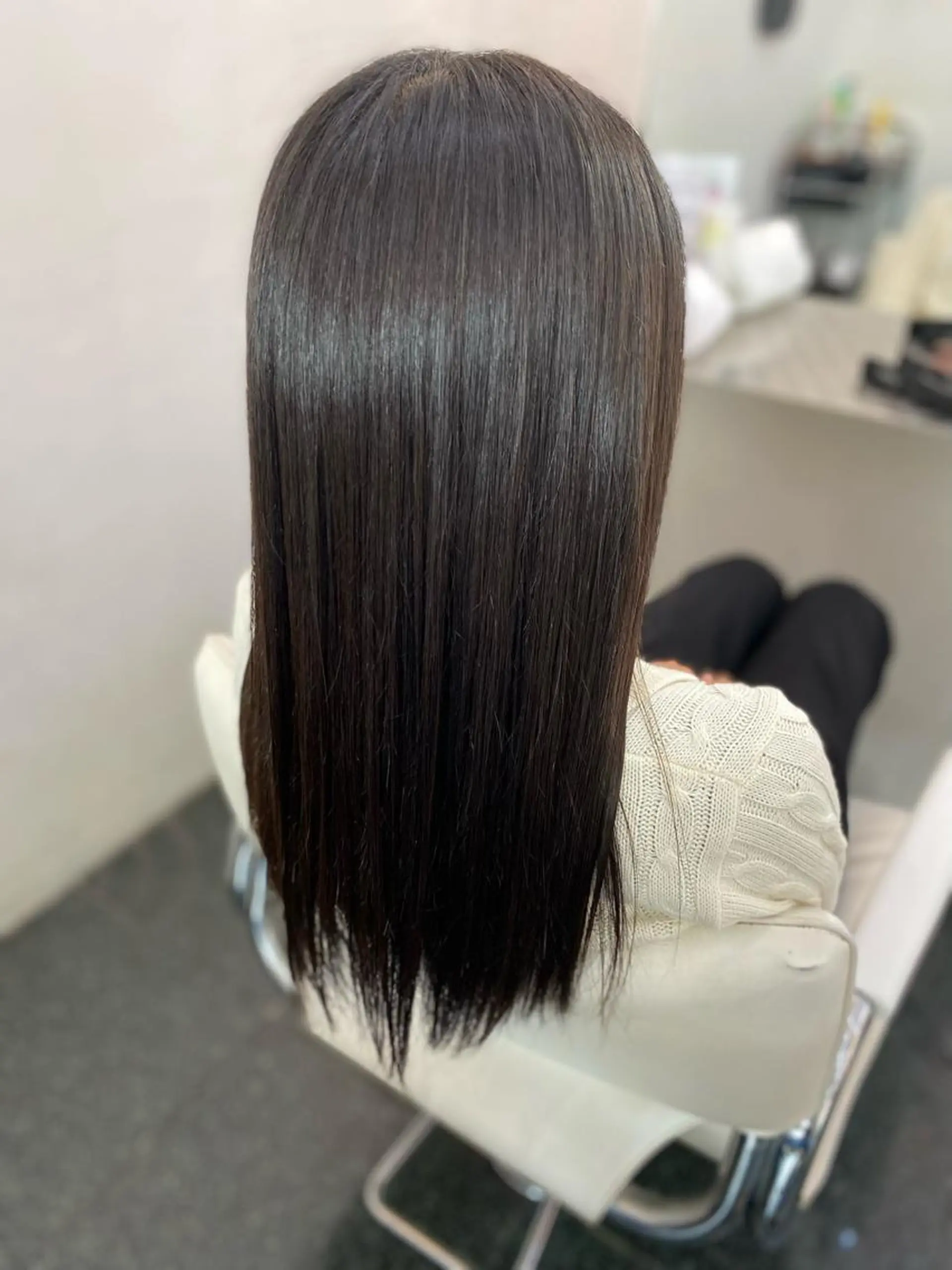 ロング 縮毛矯正 トリートメント ✨艶髪✨ 竹澤佳臣のヘアスタイル