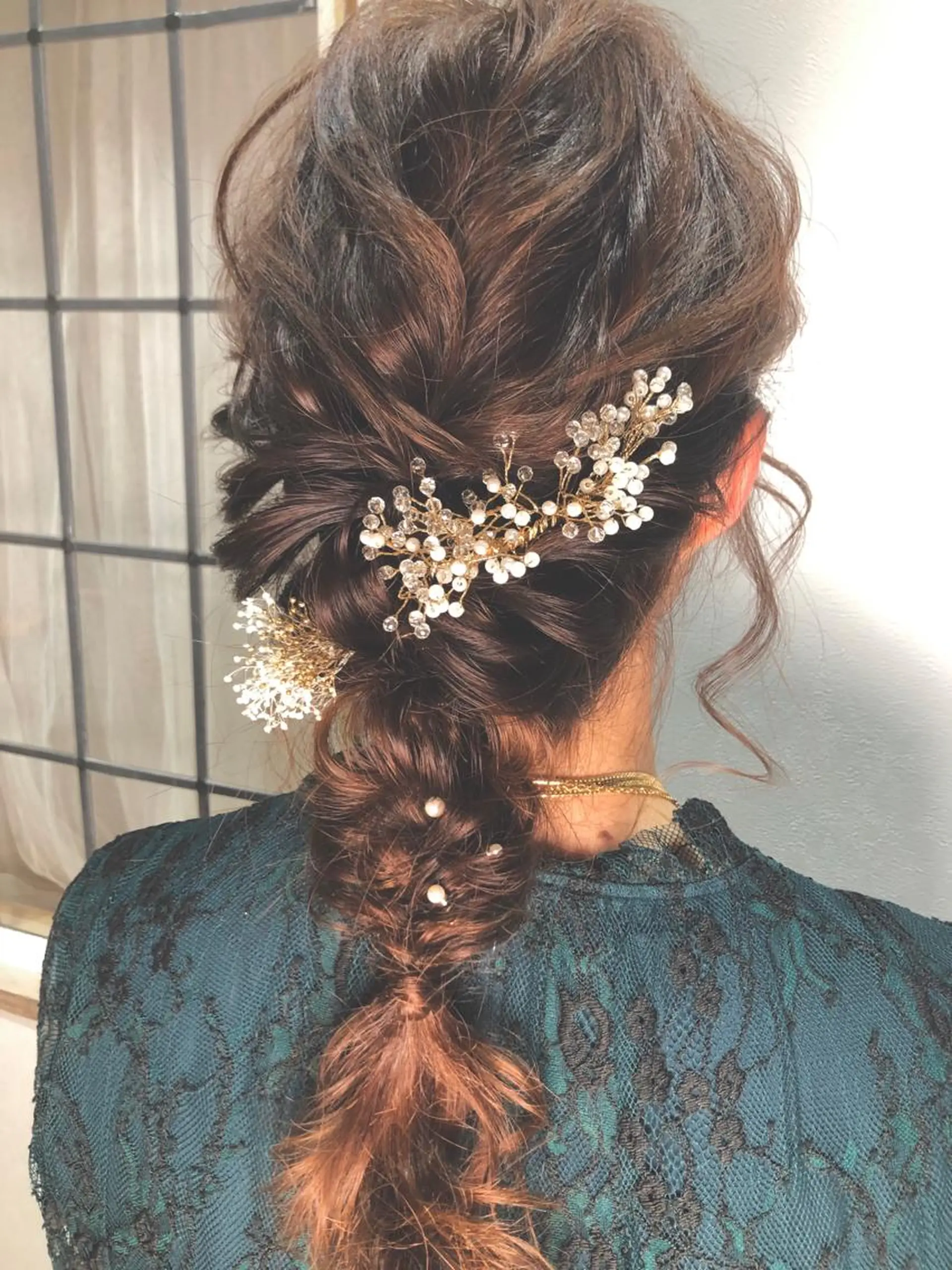 ロング ヘアアレンジ ヘアセット hair&make RabichePow所属・鈴木 香奈萌のヘアスタイル