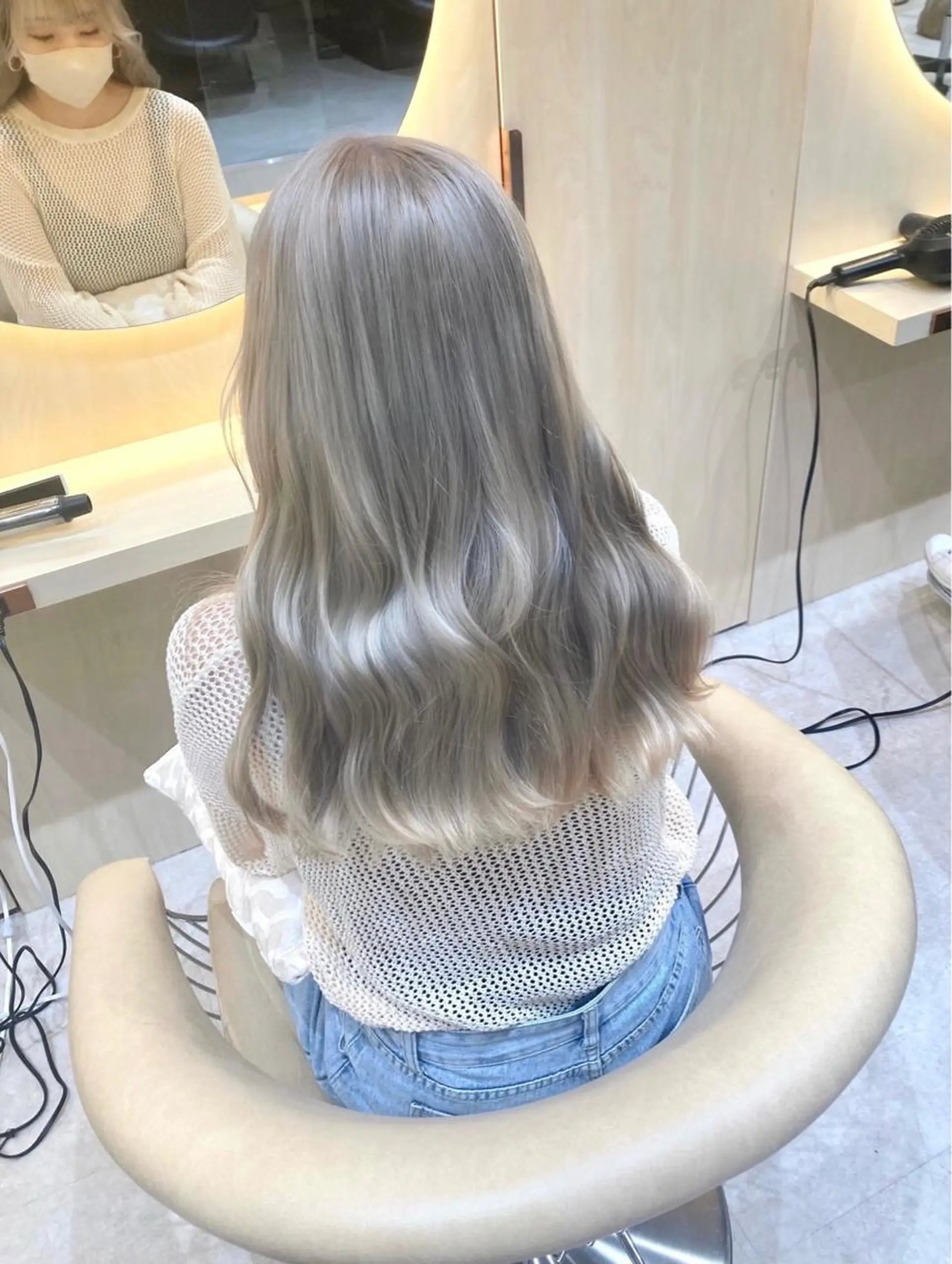 セミロング 🩵縮毛矯正・ボブ 岩原朋也🩵のヘアスタイル