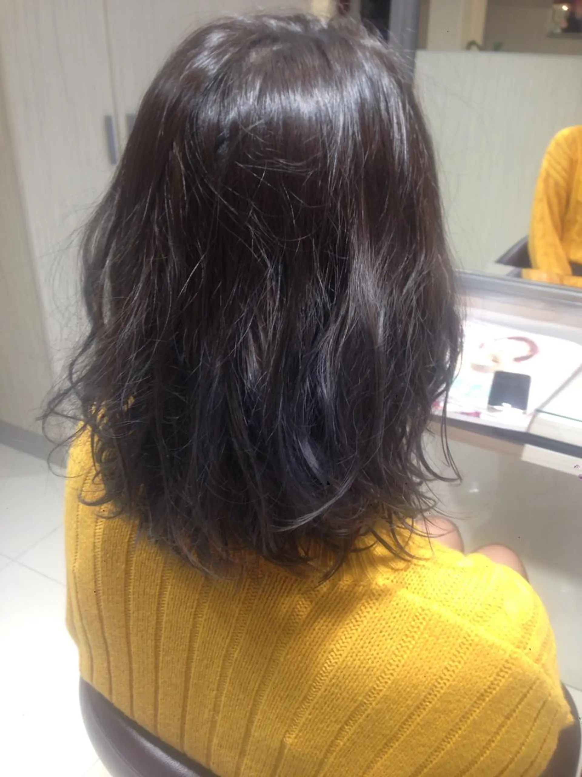 ミディアム セミロング カラー アッシュ グラデーションカラー ラベンダーカラー ラベンダーアッシュ ✨艶髪✨透明感✨ 山内大樹のヘアスタイル