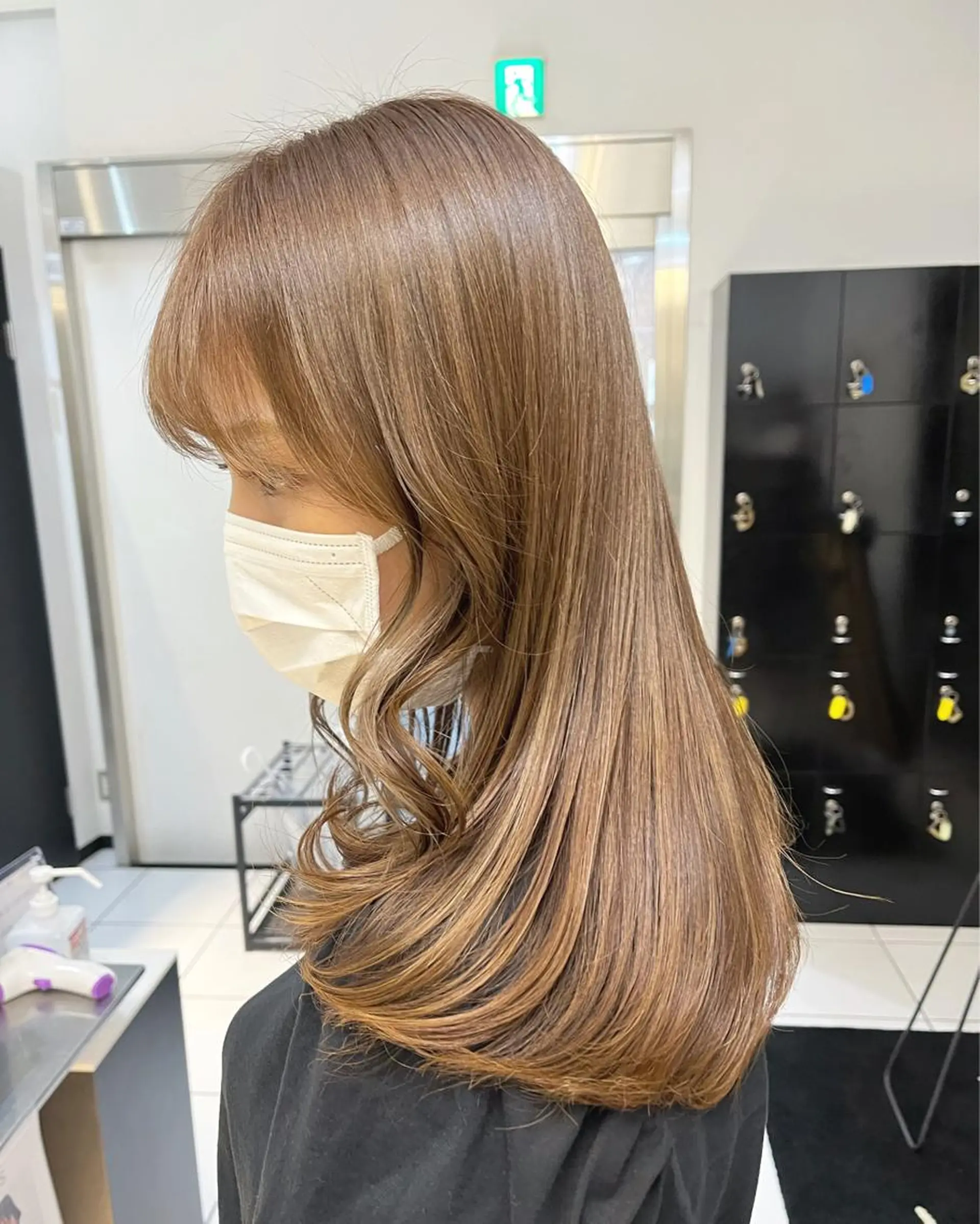 セミロング カラー ヘアアレンジ channel所属・Natsumi ❤︎のヘアスタイル