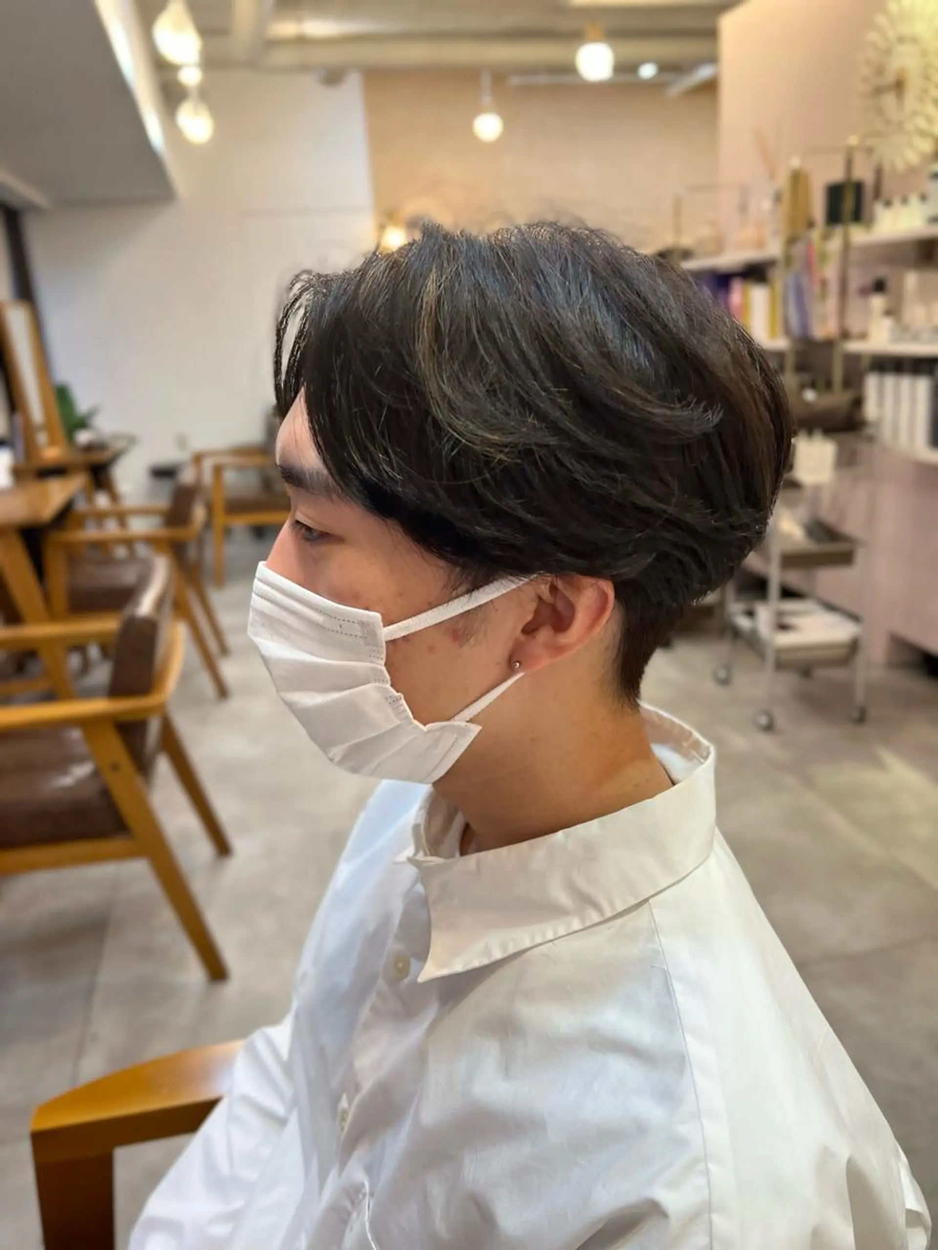 ショート パーマ メンズ silo中野所属・あくつ べんのヘアスタイル