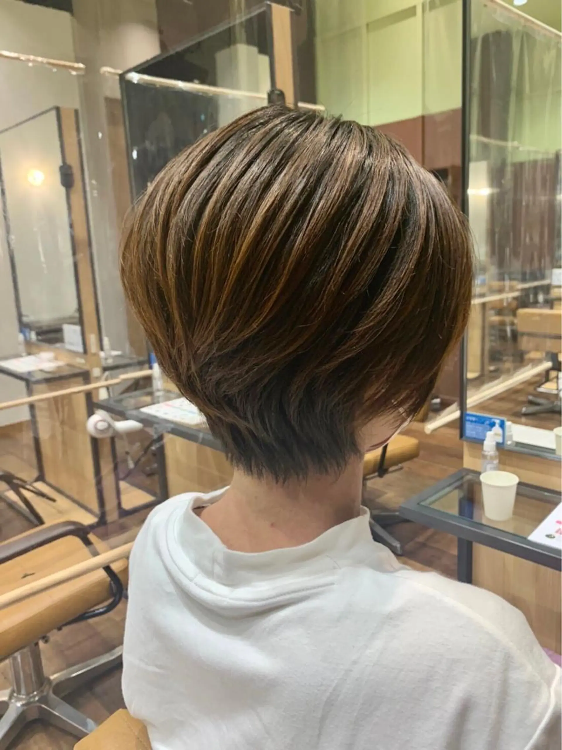 ショート カラー TEN AVEDA ららぽーと所属・🍀奥田 剛史🍀のヘアスタイル
