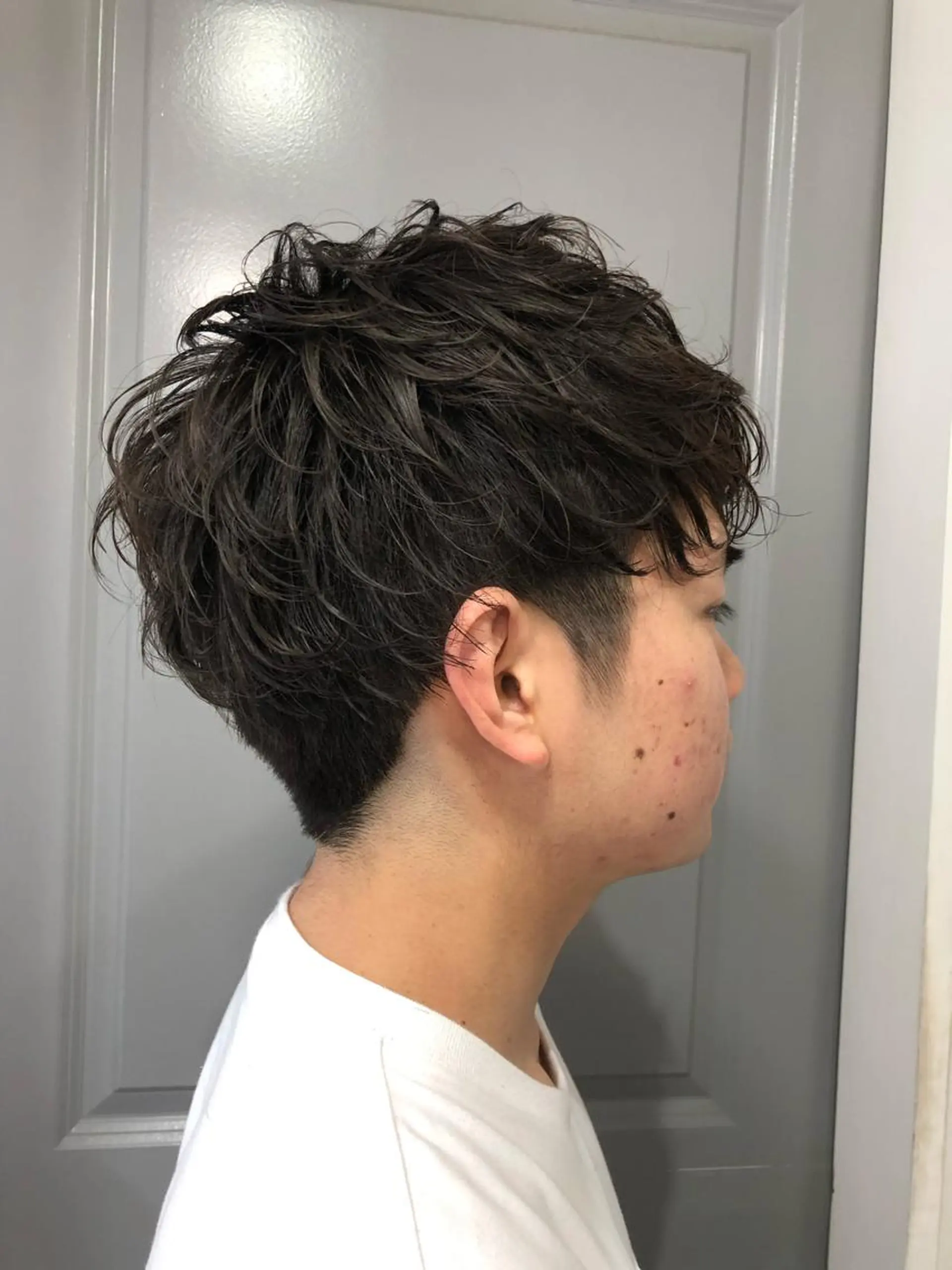 パーマ メンズ カット パーマ 永野 正芳のヘアスタイル