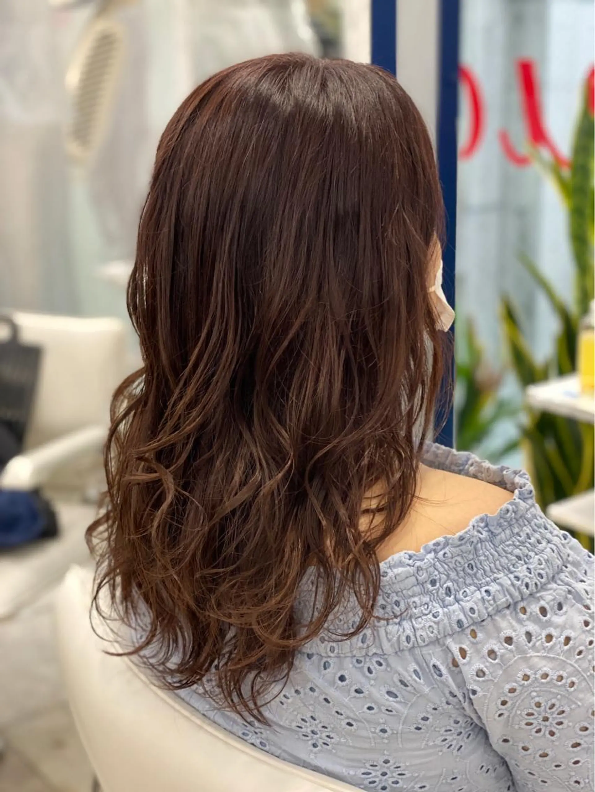 セミロング カラー ヘアアレンジ 🧸縮毛矯正特化 金澤 彩香🎀のヘアスタイル