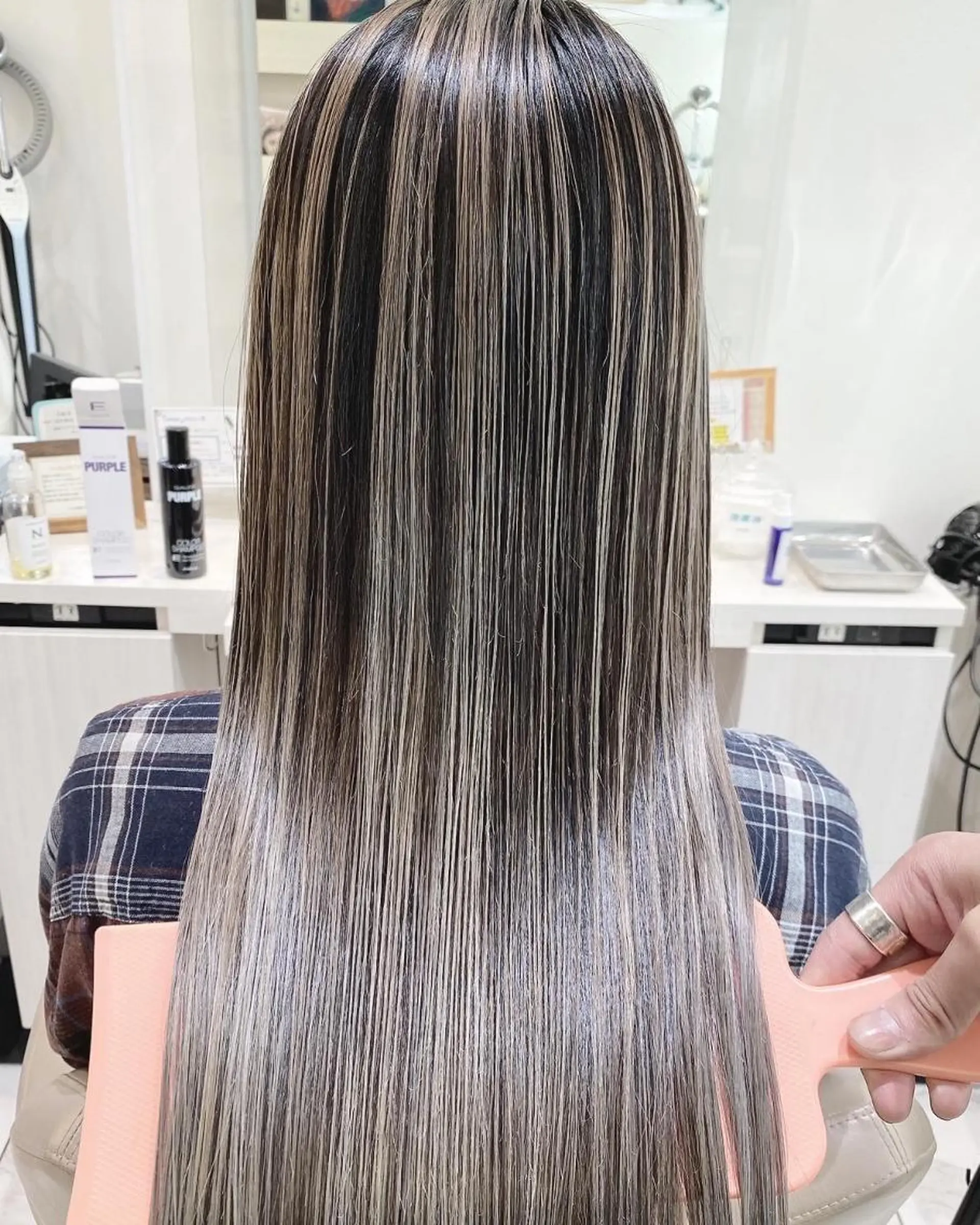 ロング カラー 髪質改善 ヘアカラー トリートメント 高橋凜/髪質改善/ 縮毛矯正/カラーのヘアスタイル