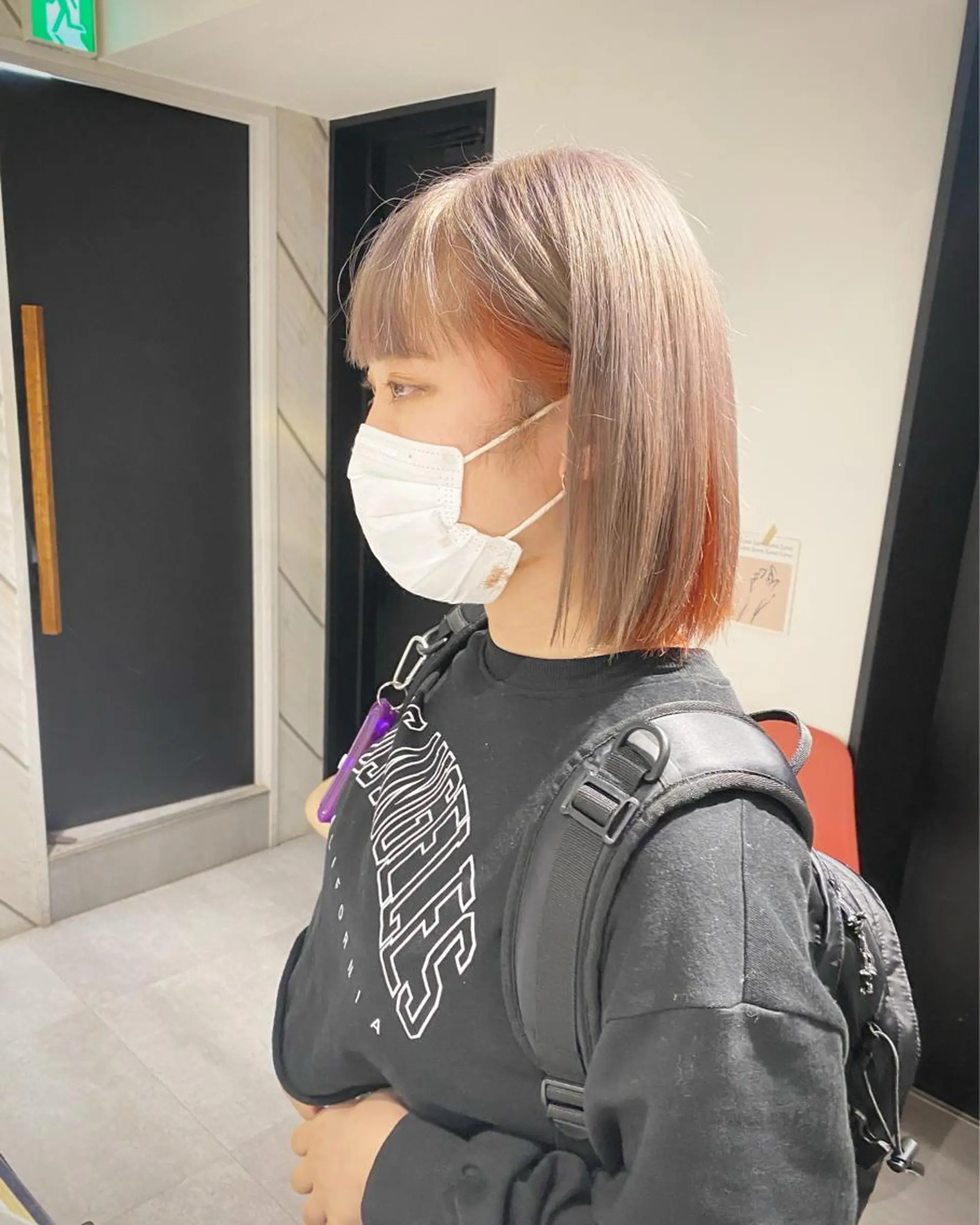 ミディアム デザイン🥇複雑履歴 ハイトーン特化のヘアスタイル