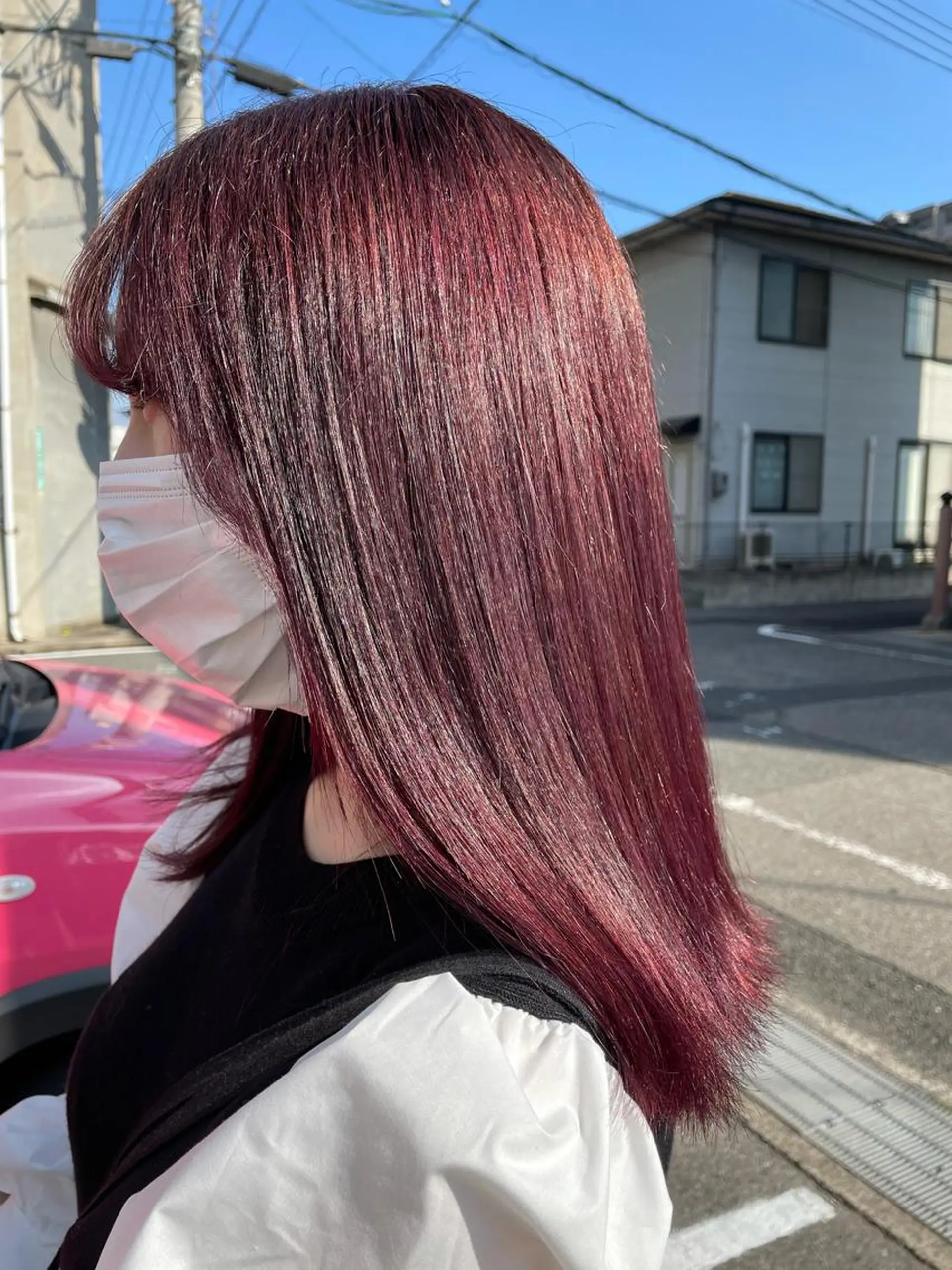 ロング ヘアカラー Vyuha ビューハのヘアスタイル