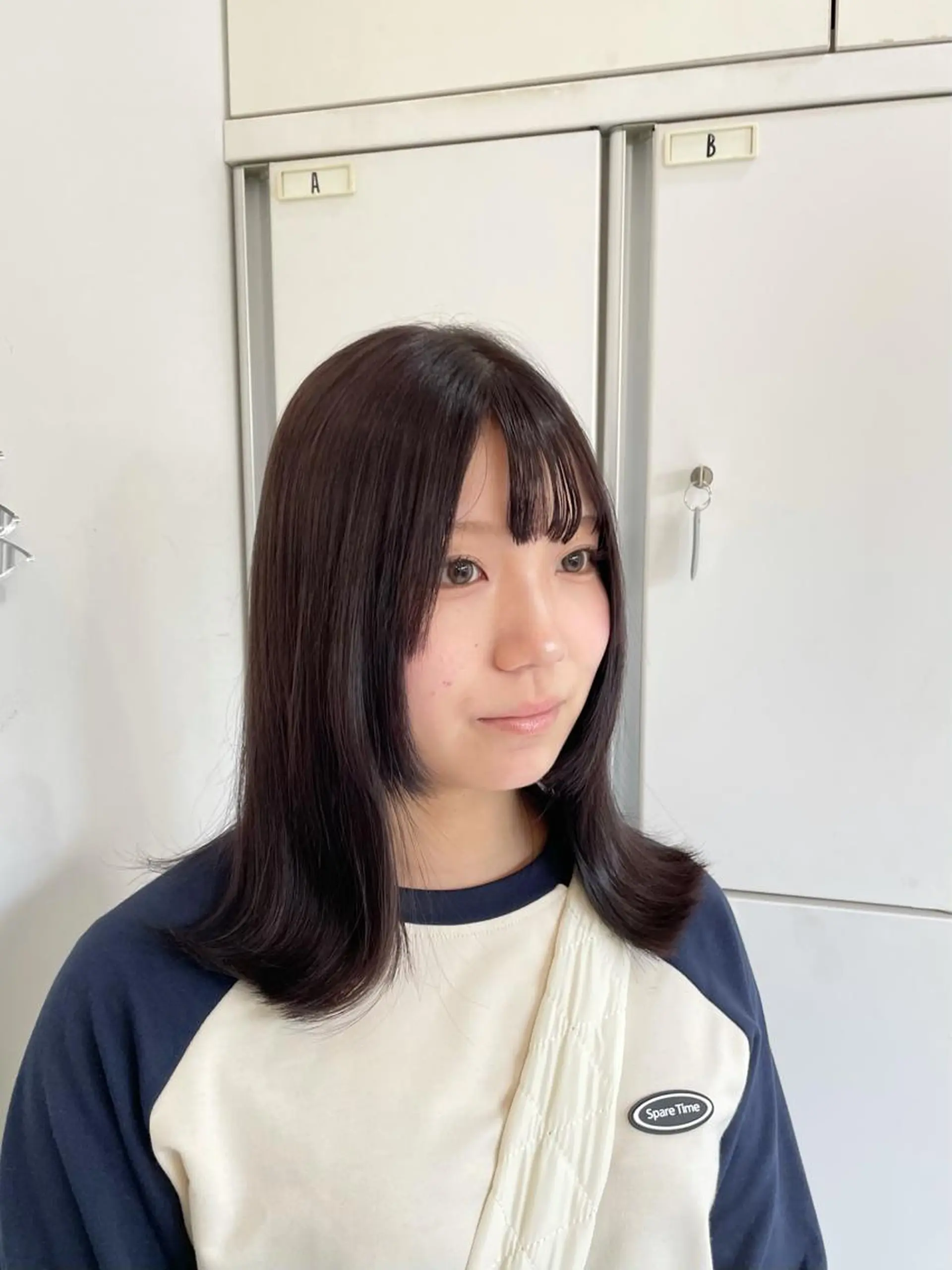 ミディアム カラー nanaka :のヘアスタイル