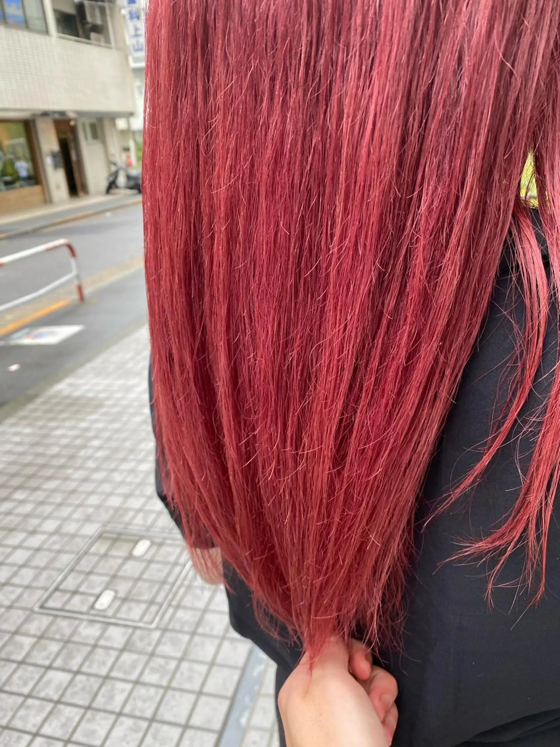 ロング カラー ブリーチ ピンクカラー Riganuts池袋 Hayato✂︎のヘアスタイル