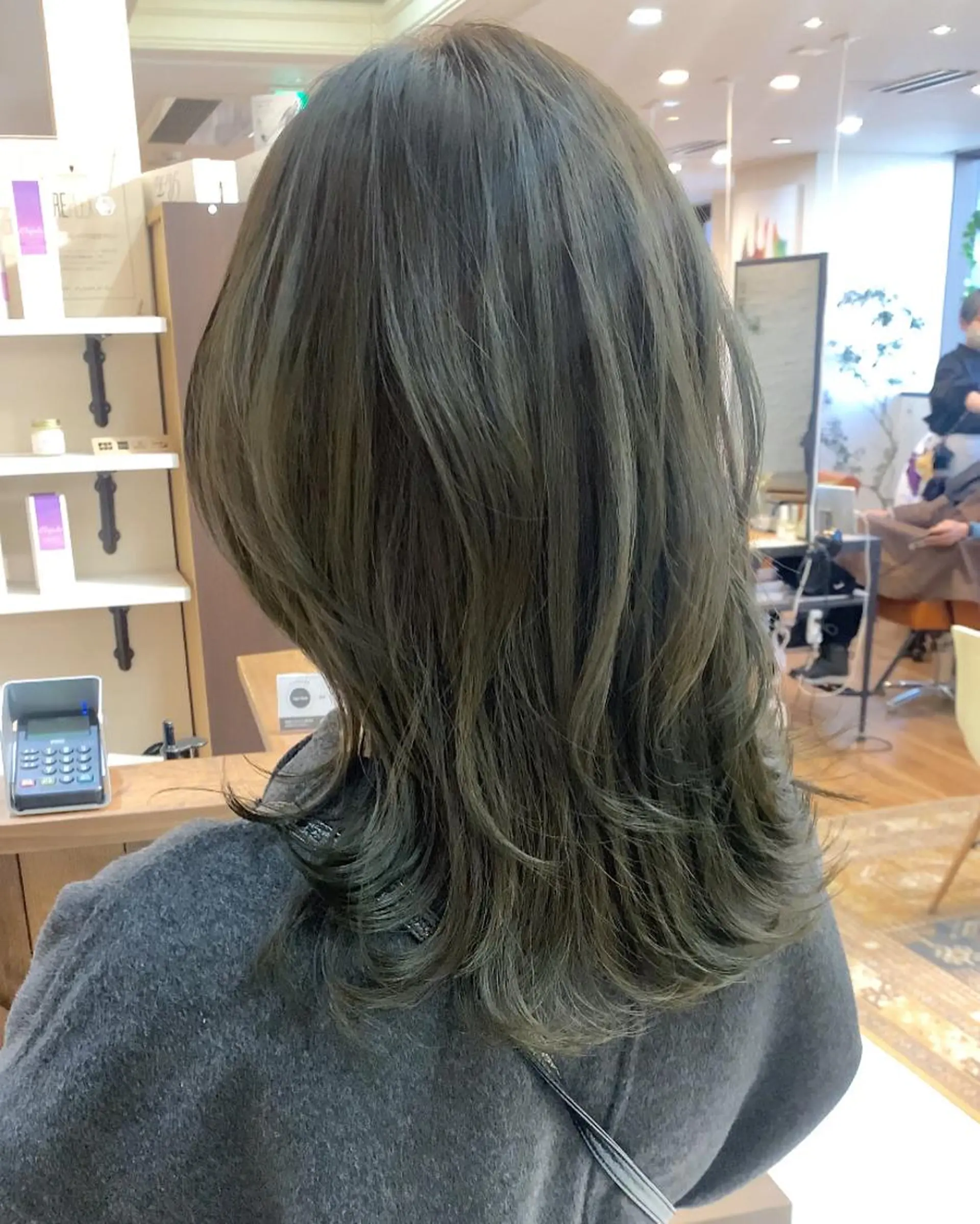 ミディアム パーマ ミディアムパーマ デジタルパーマ カット パーマ 古沢 新のヘアスタイル