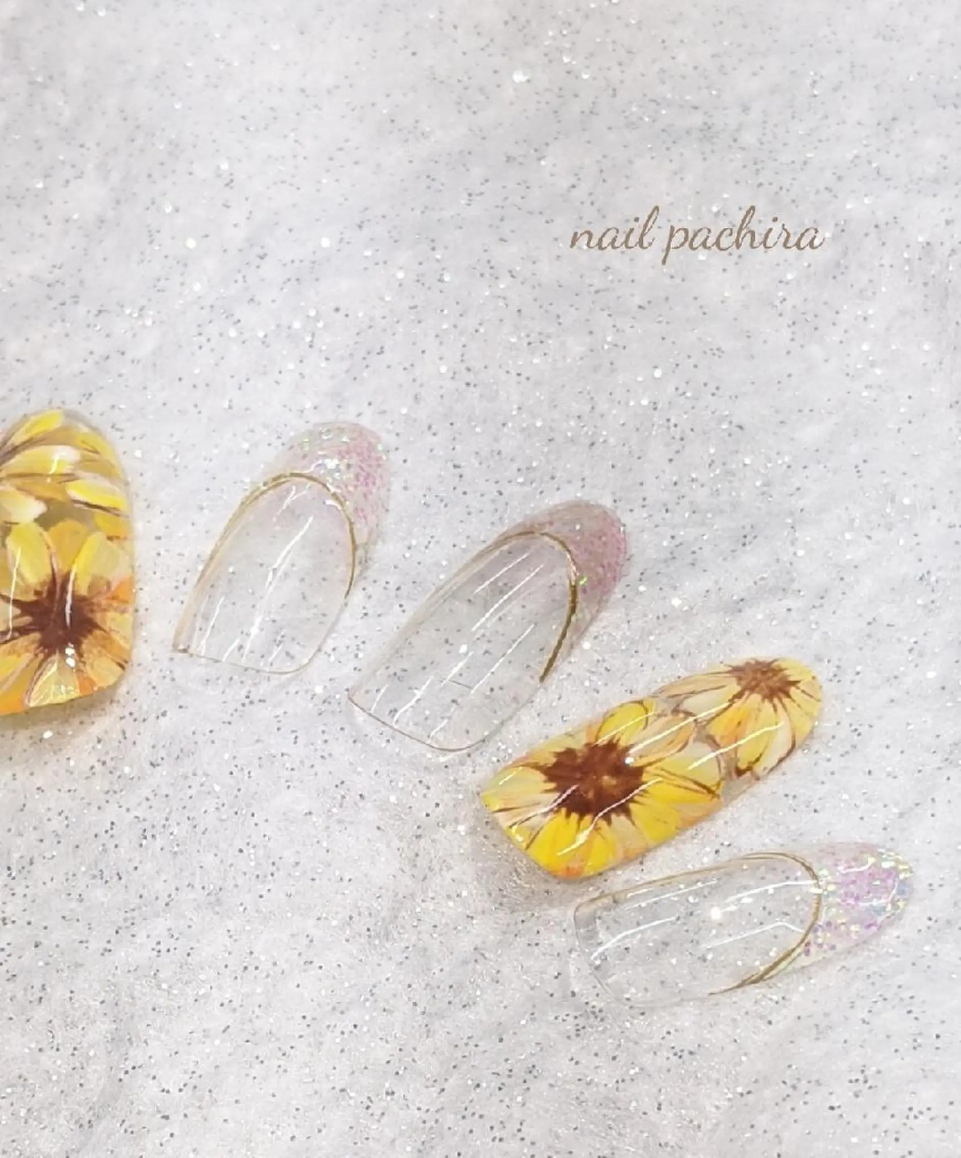 ネイル 夏ネイル ネイルパキラ ゆうのネイルデザイン