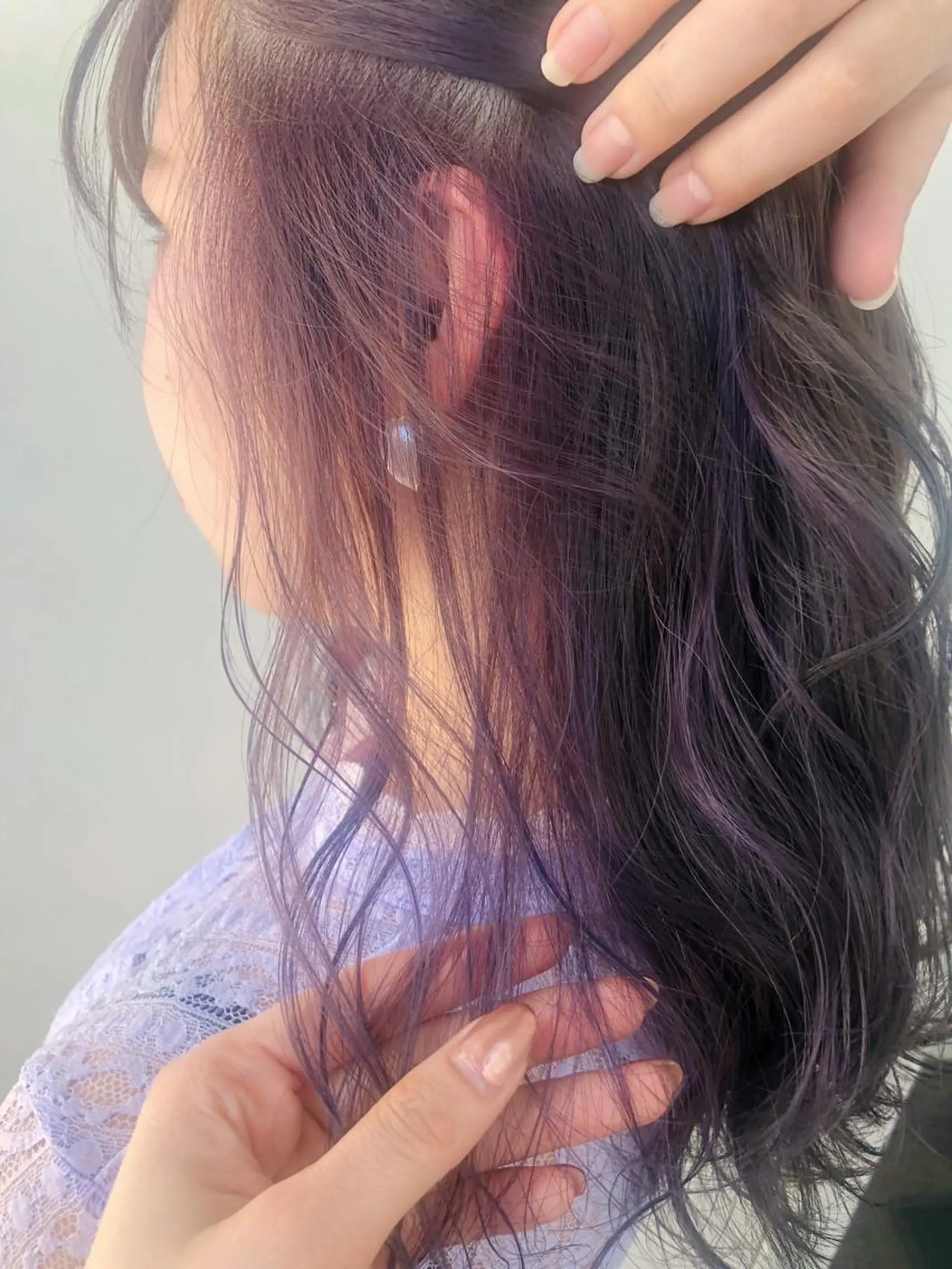 セミロング カラー 韓国ヘア顔周りカット 艶髪ベージュtamaのヘアスタイル