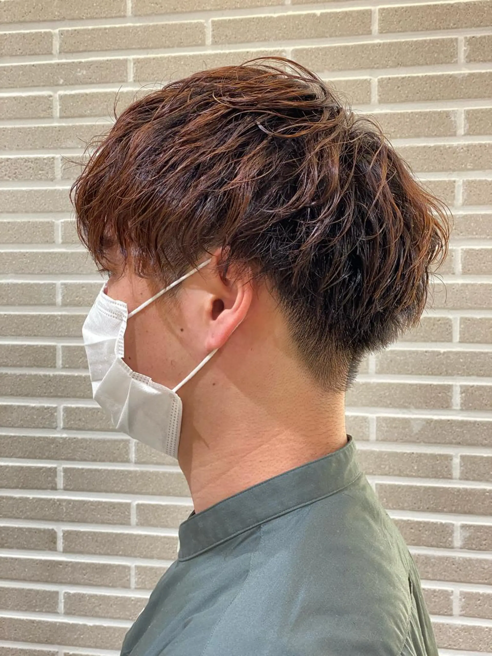 パーマ メンズ メンズパーマ 赤本悠斗波巻きパーマ メンズパーマのヘアスタイル