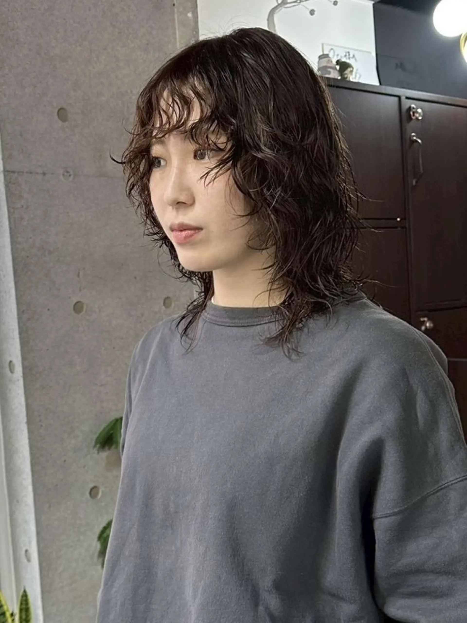 ロング カラー 韓国レイヤーカット要 暗透カラー📓吉祥寺のヘアスタイル