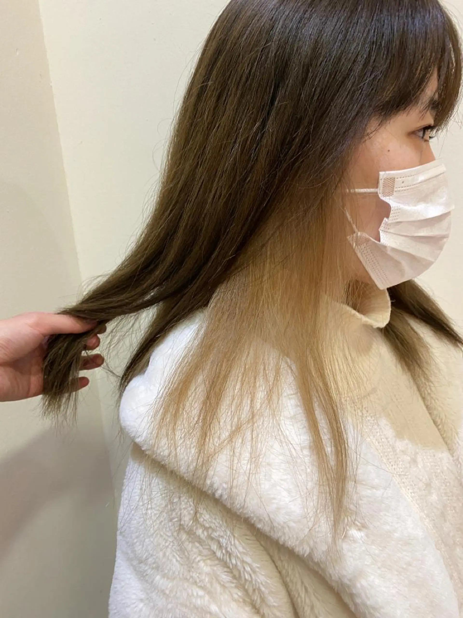 セミロング カラー ヘアカラー 美髪改善・ブリーチ tadasuke⭐️のヘアスタイル