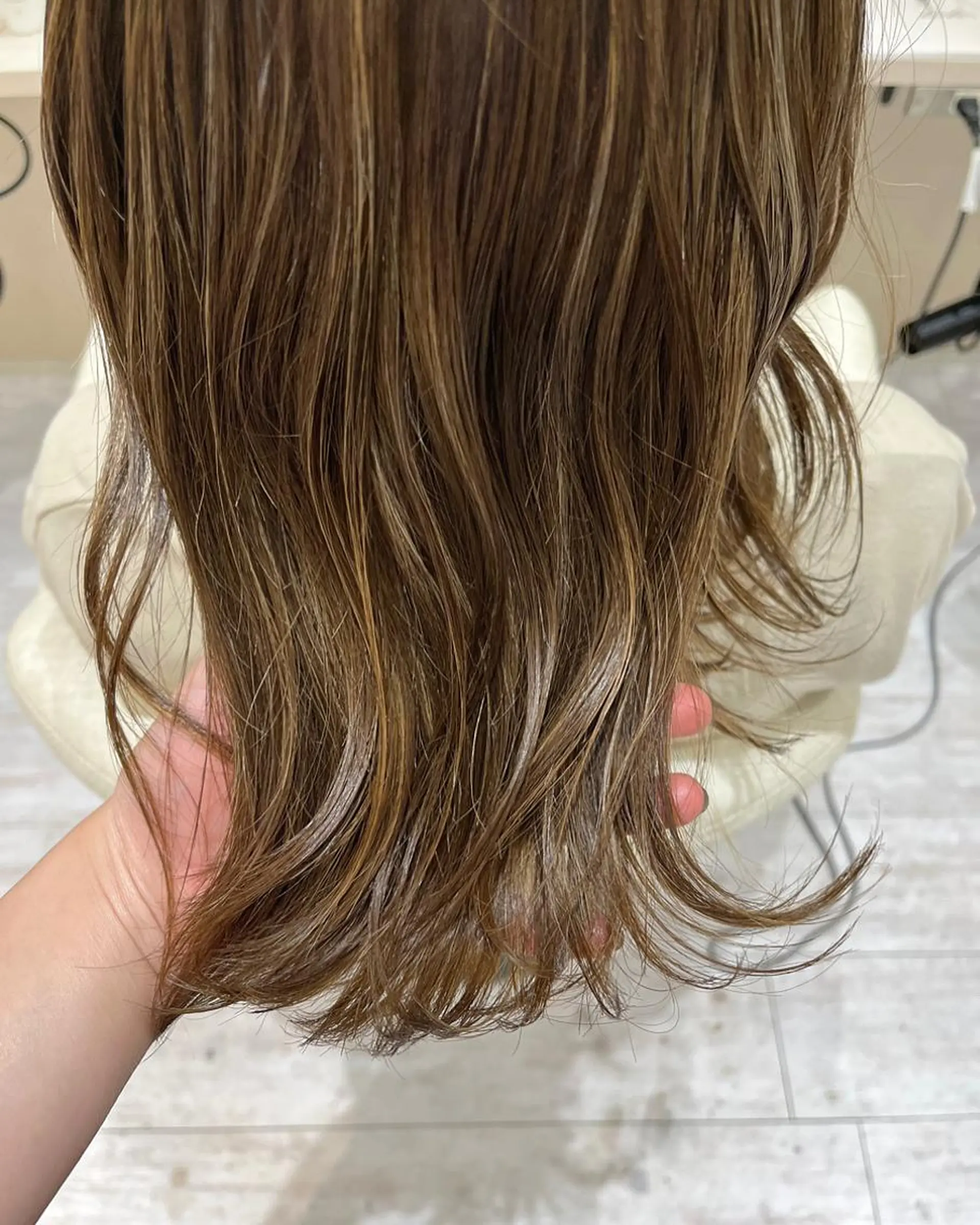 カラー ボブ／ミニボブ／ akaneのヘアスタイル